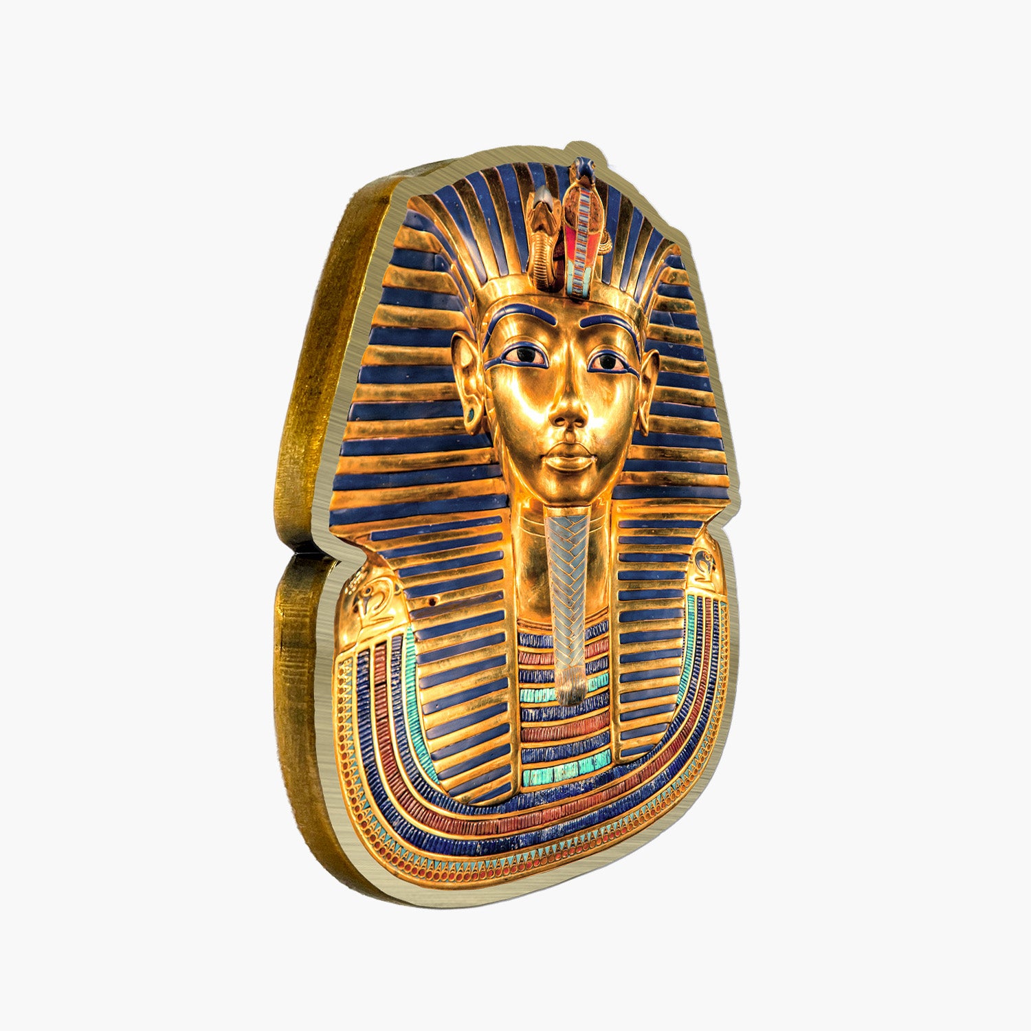 Tutankhamun Death Mask 100th Anniversary Shaped Coin