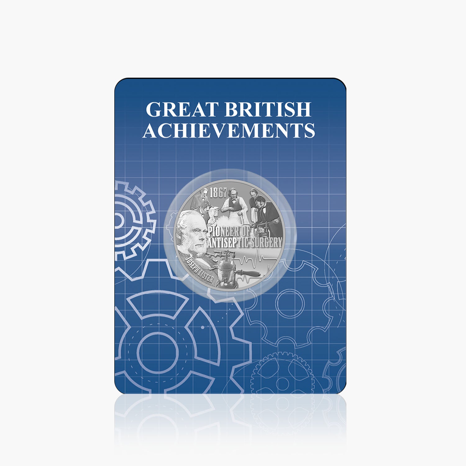 Great British Achievements Joseph Lister Silver Plated BU Commemorative