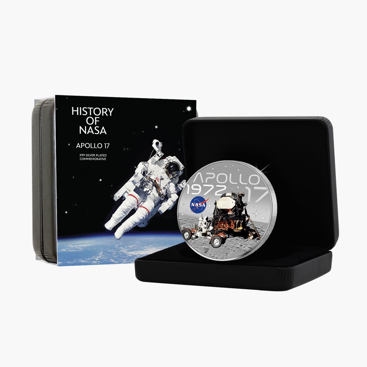 NASA 2023 Apollo 17 50mm Silver-plated Coin