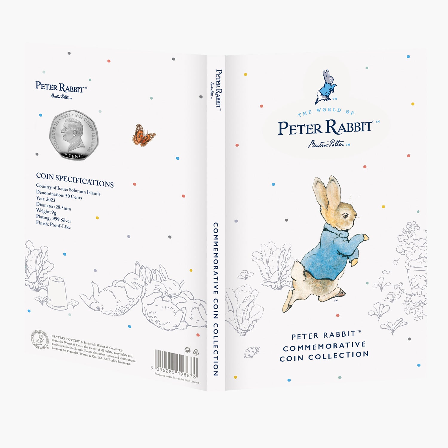 Collection complète de pièces Le monde de Peter Rabbit 2023