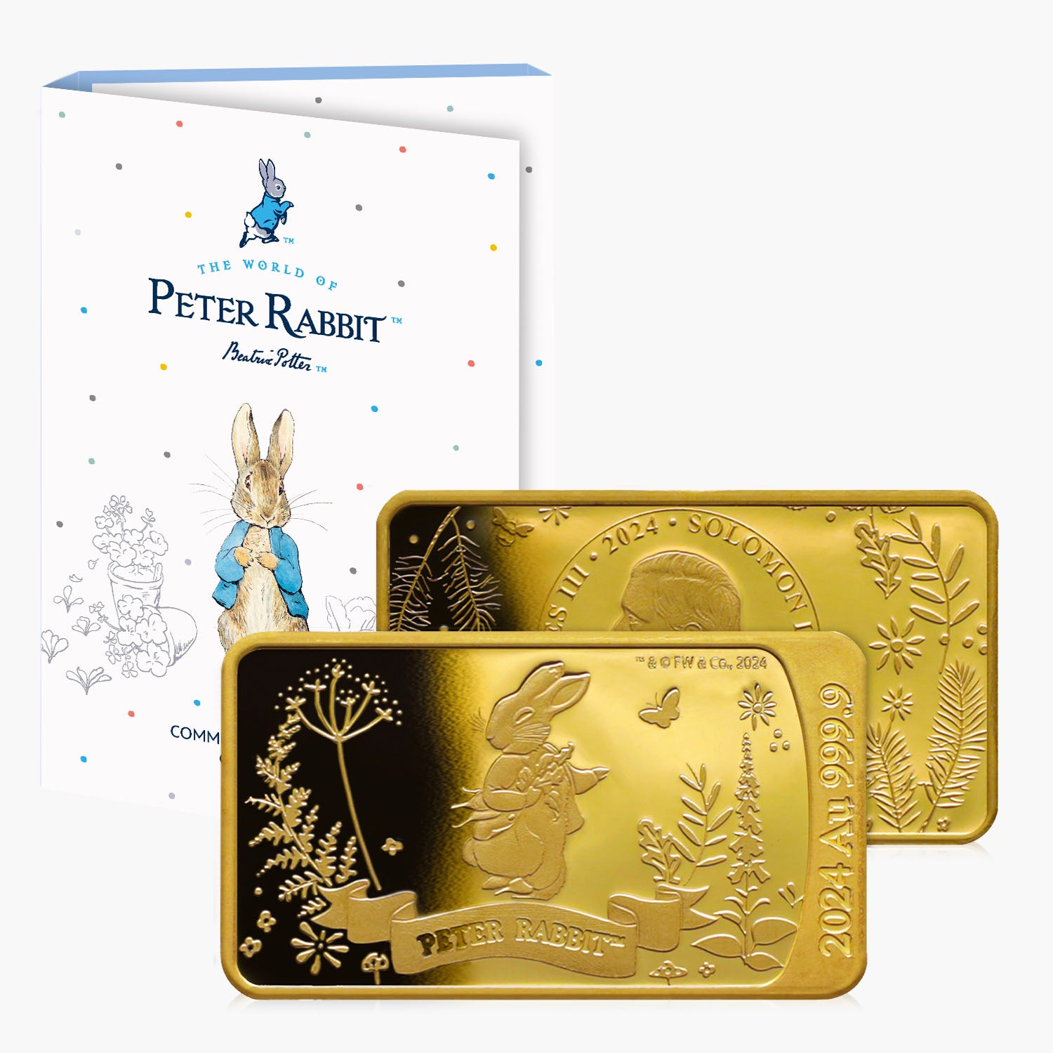 The World of Peter Rabbit Solid Gold Coin Bar Collection
