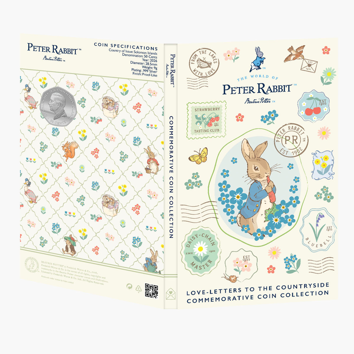 Beatrix Potter Love Letters to the Countryside 2026 Coin Collection