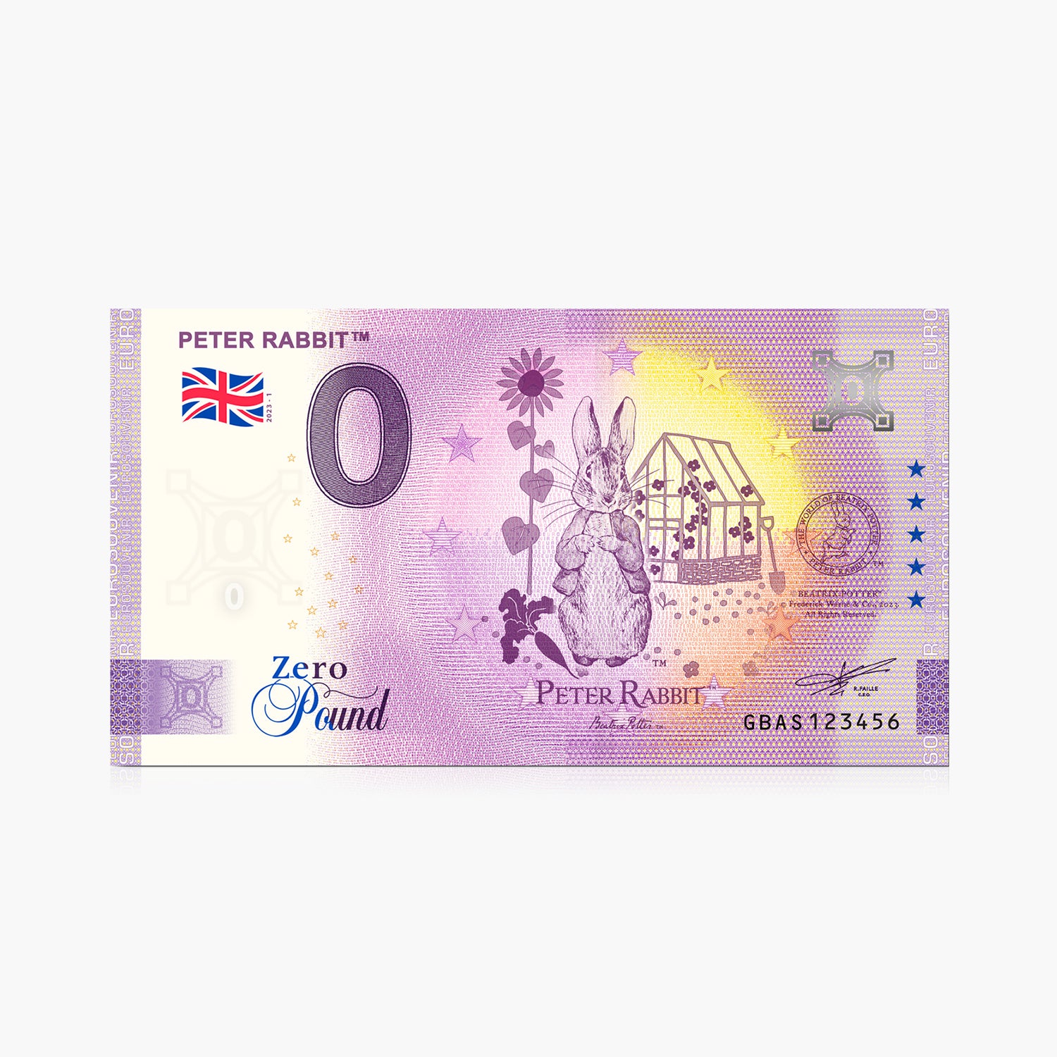The World of Peter Rabbit £0 Banknote