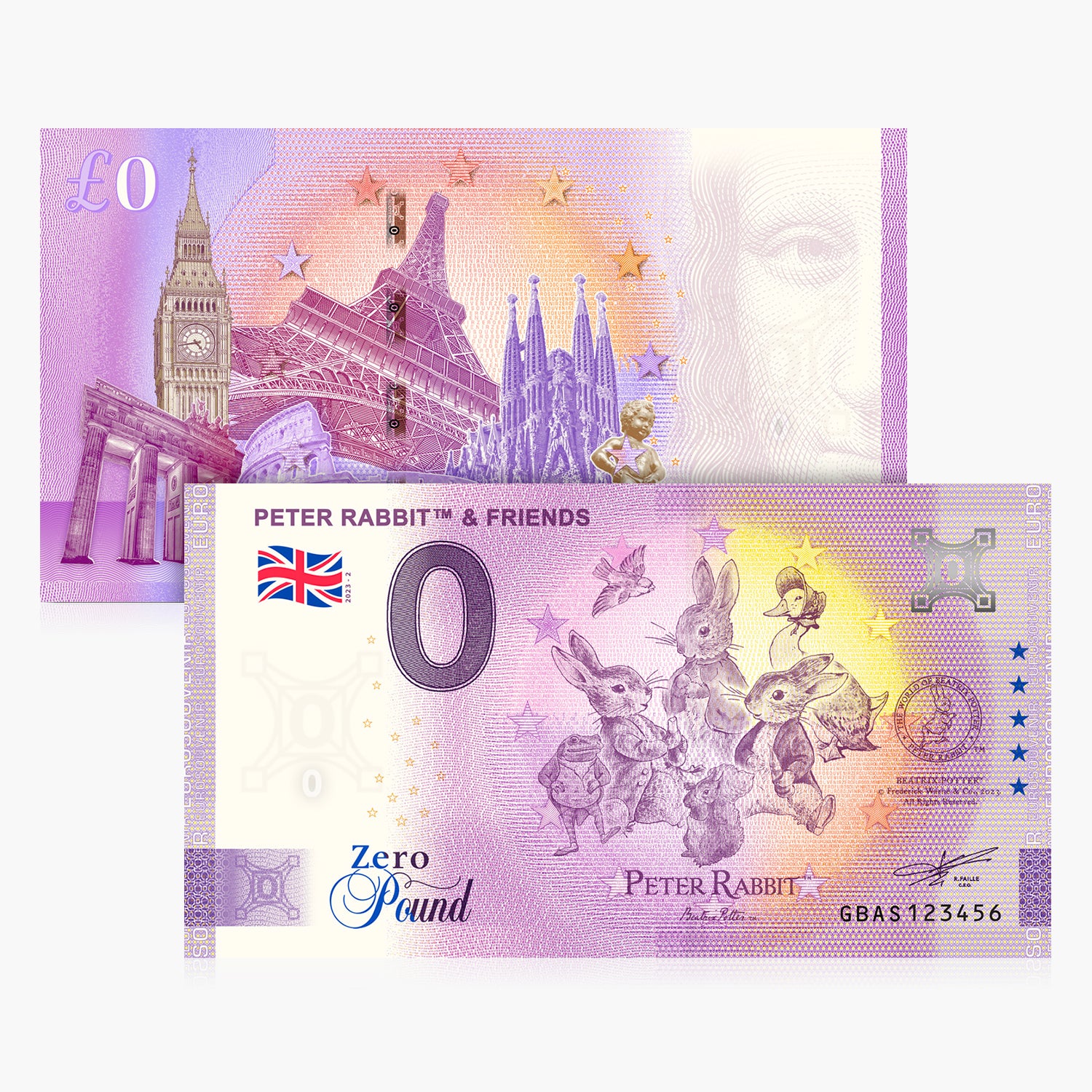 The World of Peter Rabbit and Friends £0 Banknote