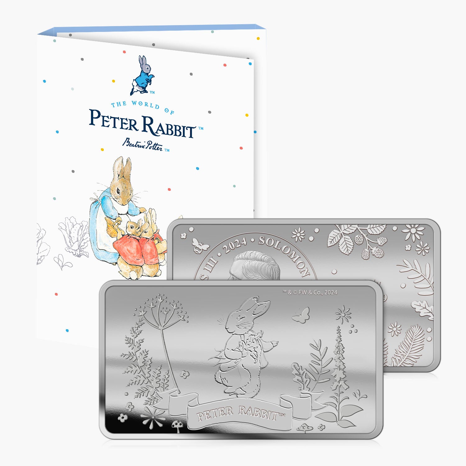 The World of Peter Rabbit Solid Silver Coin Bar Collection