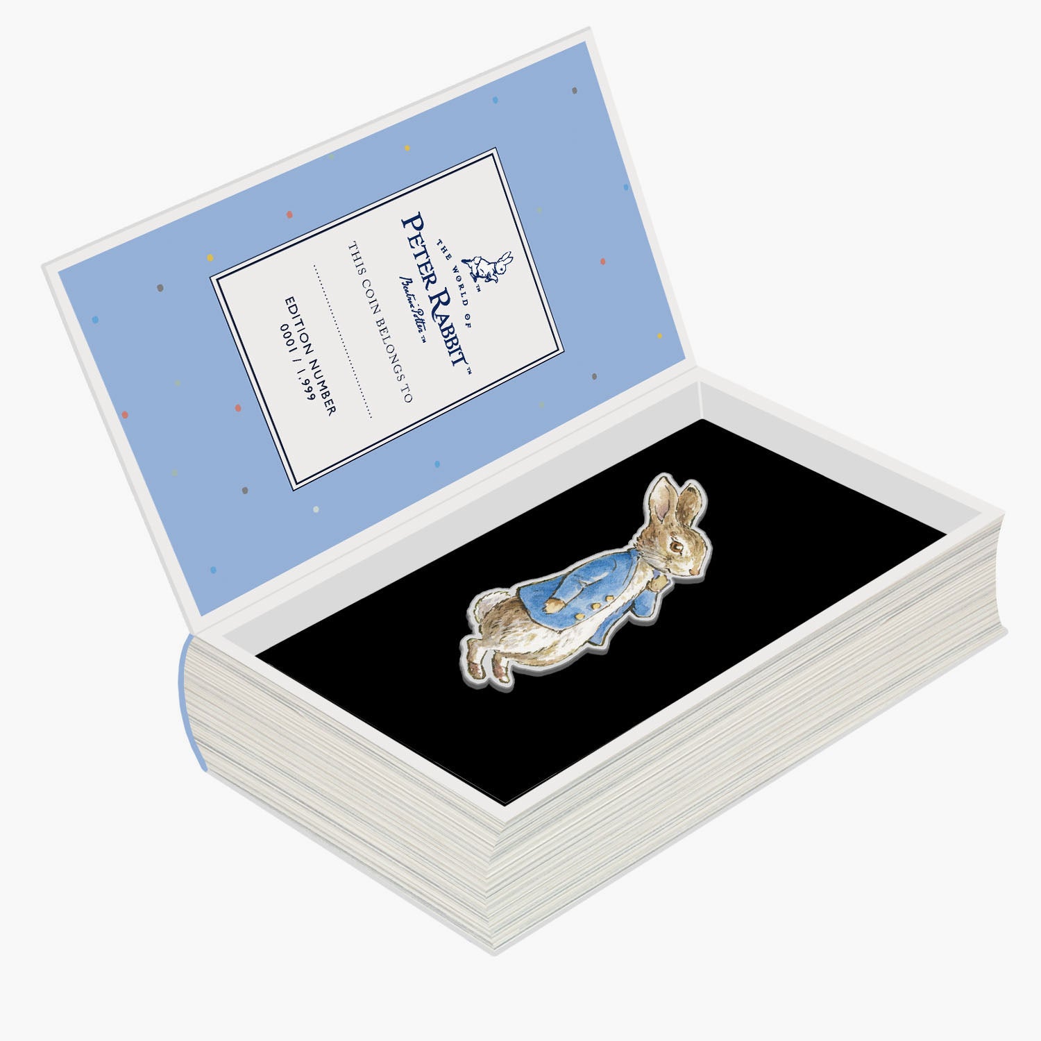 The World of Peter Rabbit 3D Shaped Coin