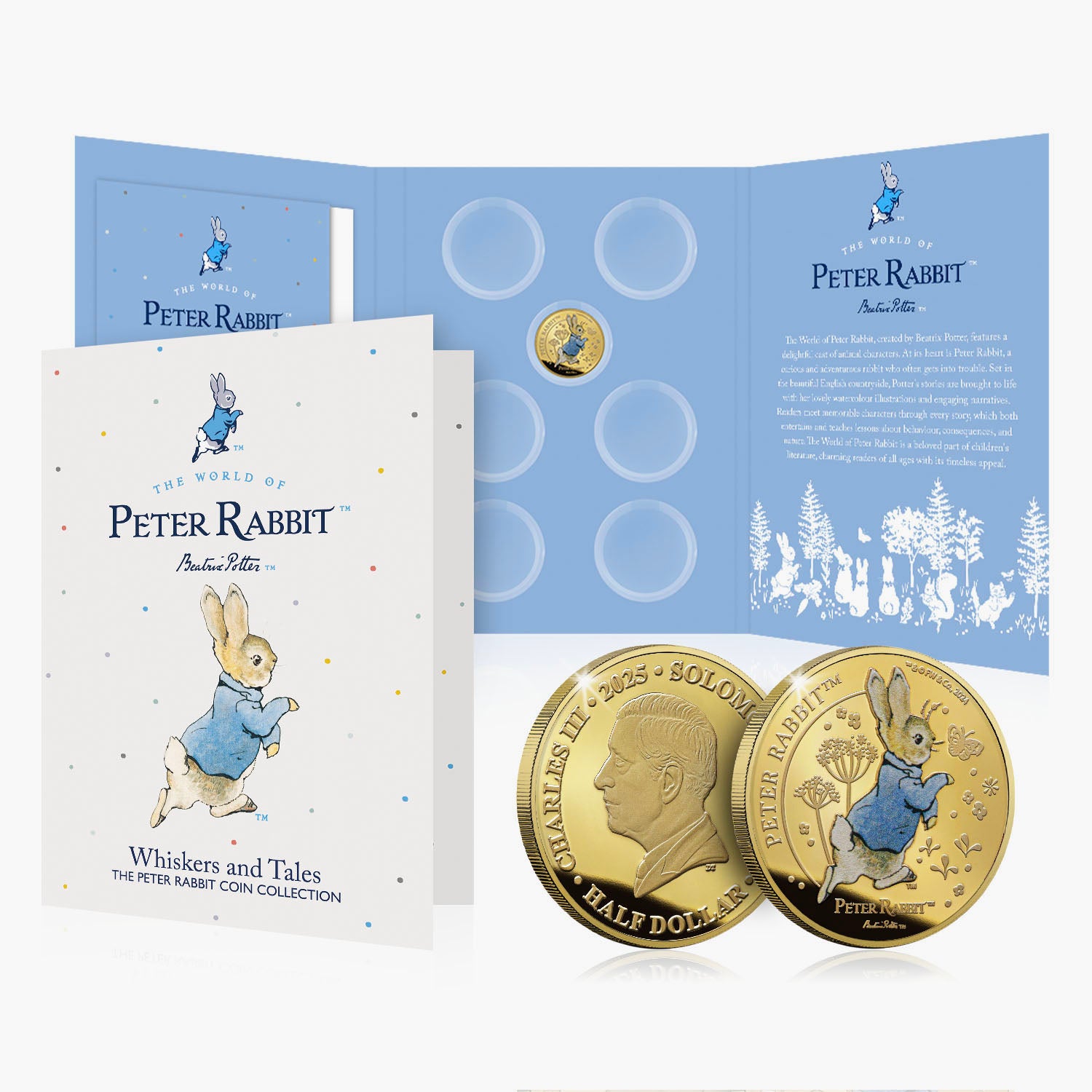 Tales and Whiskers Peter Rabbit 2025 Coin Series