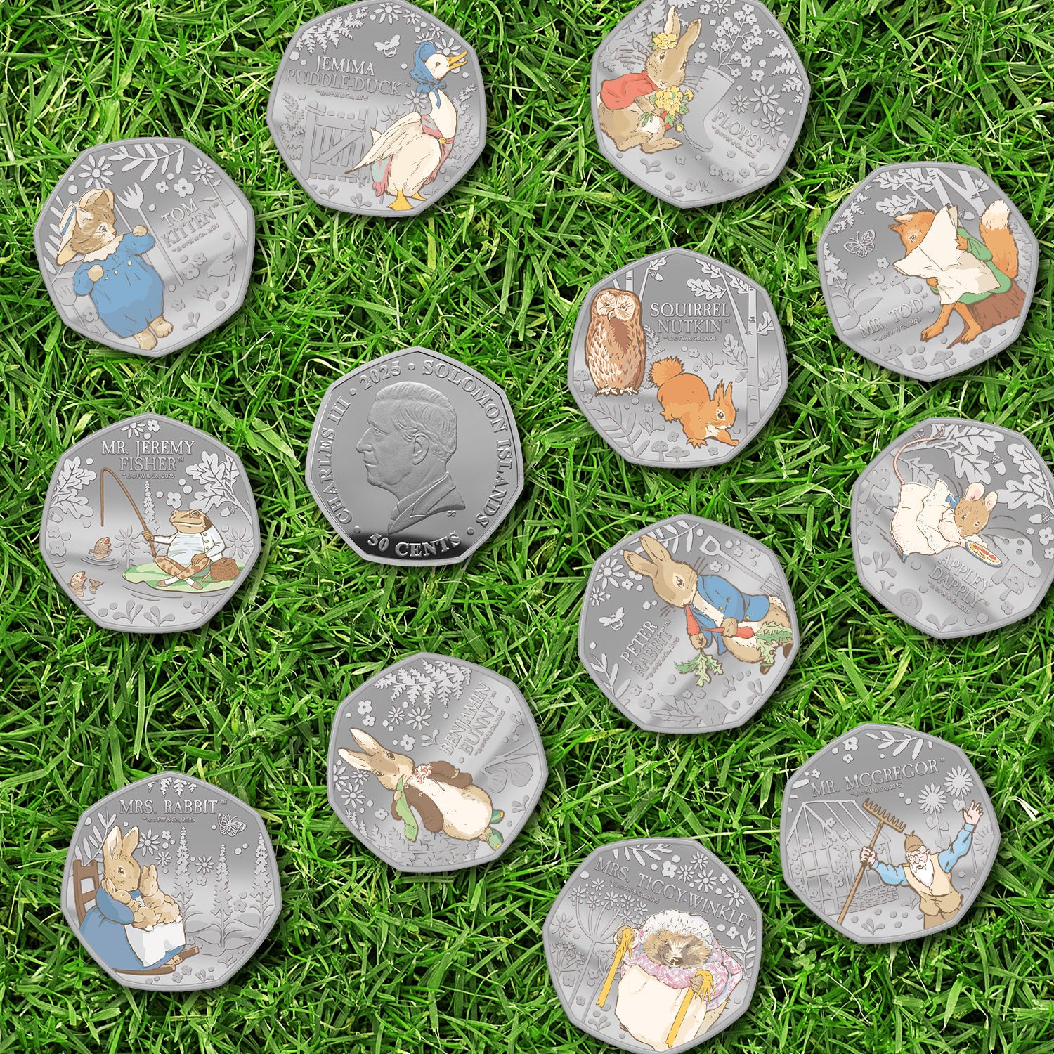 2025 Peter Rabbit 50 Cent Coin Collection | Start Today & Save 75%