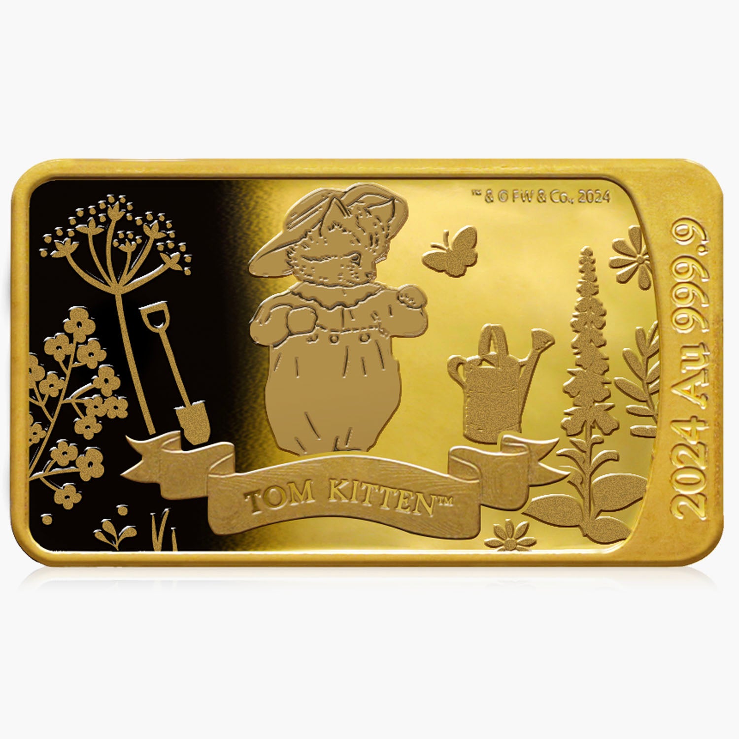 Tom Kitten 2024 Solid Gold Bar Coin