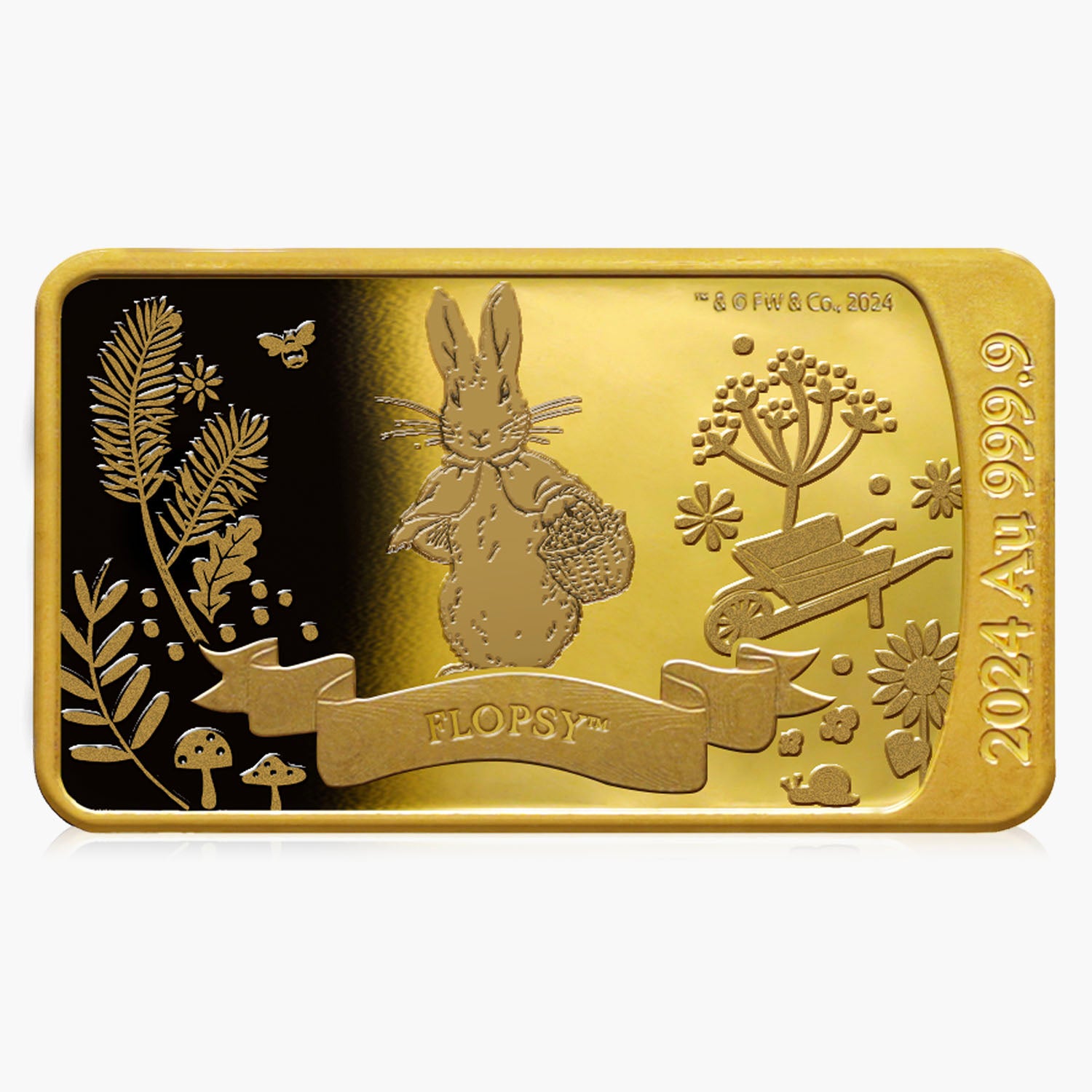 Flopsy 2024 Solid Gold Bar Coin