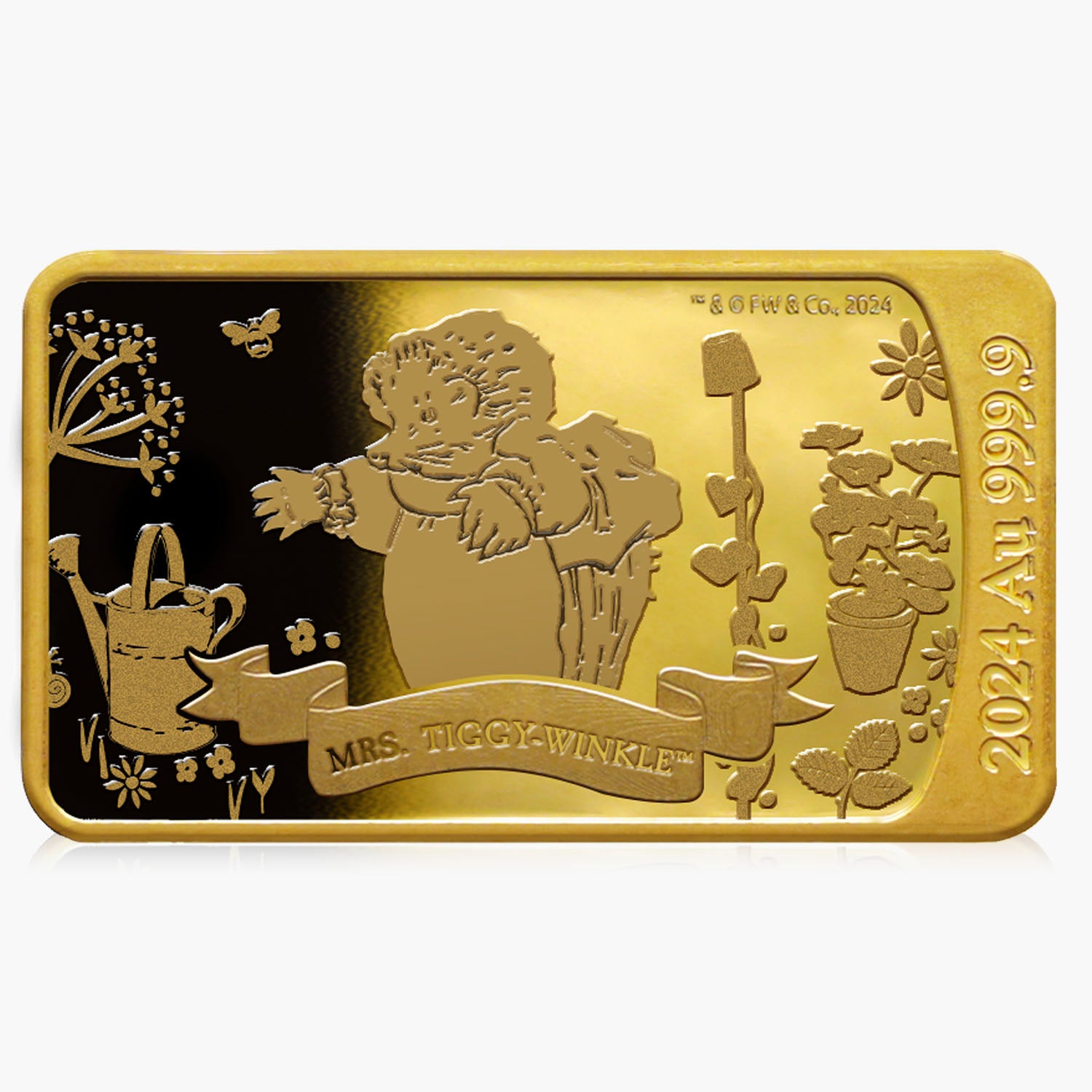 Mrs Tiggy Winkle 2024 Solid Gold Bar Coin
