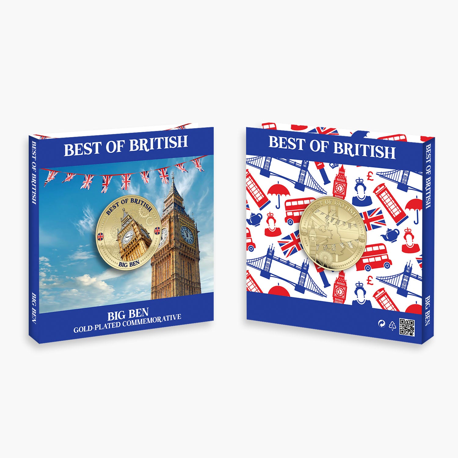 Best of British - Big Ben 50mm Gold Plated Commemorative