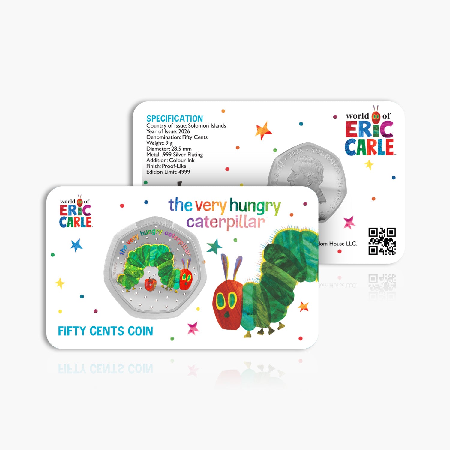 The Very Hungry Caterpillar™ 2026 Silver Plated BU Coin
