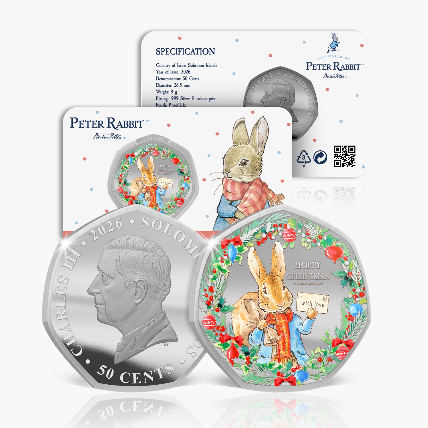 Beatrix Potter Christmas 2025 Limited Edition BU Coin