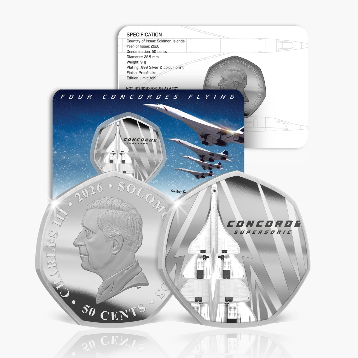 Concorde Christmas Eve Flight 40th Anniversary 2026 Limited Edition BU Coin