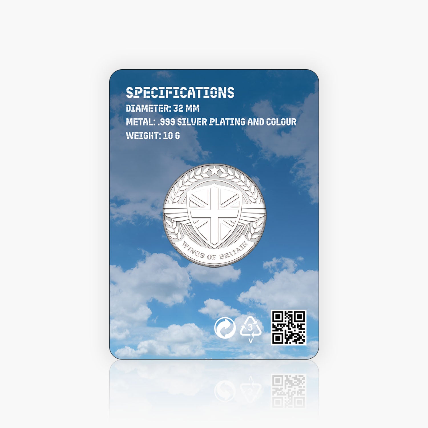 Wings of Britain Bristol Beaufighter Silver Plated BU Commemorative