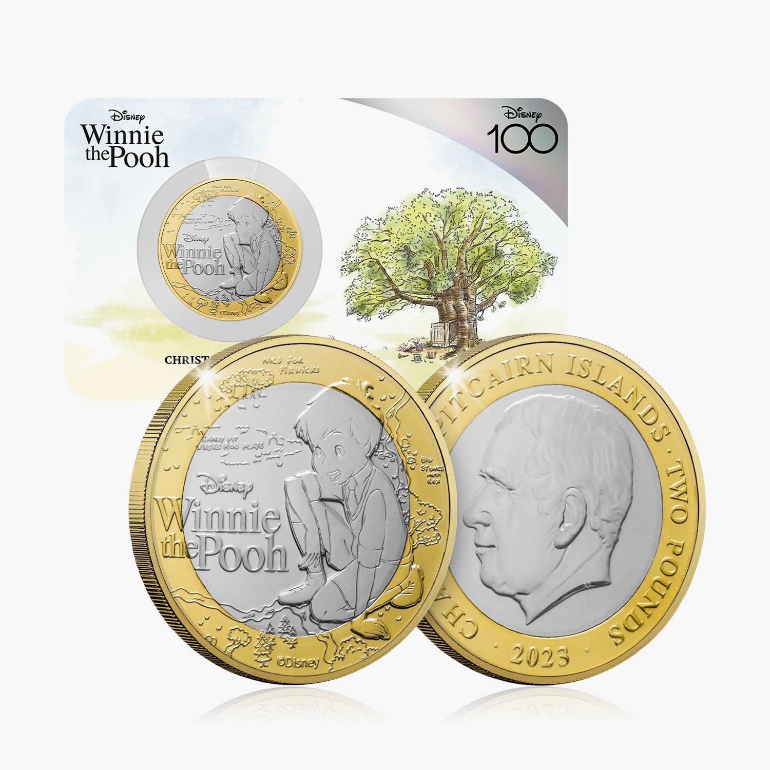 Winnie l'ourson 2023 2 £ et 5 £ BU Coin Bundle