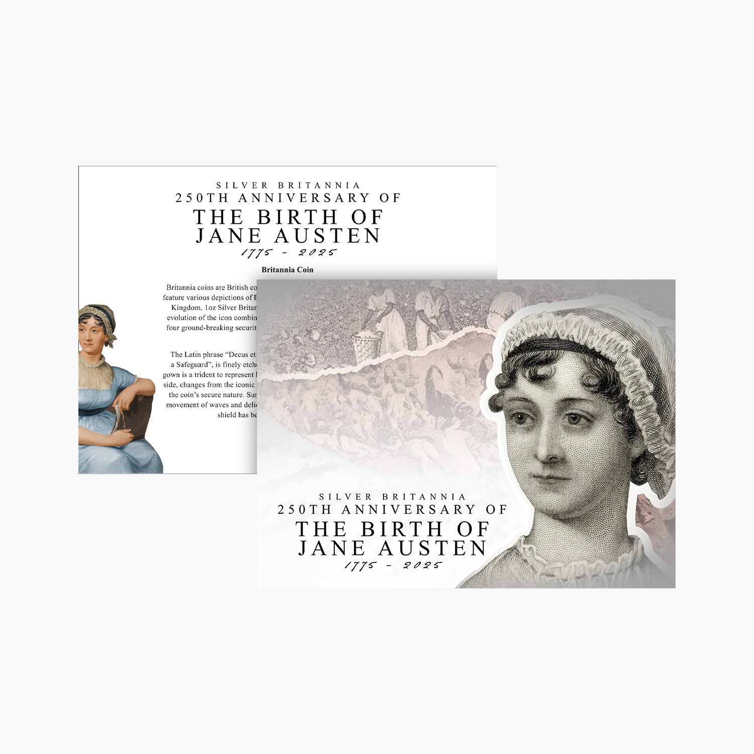 Jane Austen 250th Anniversary 2025 Silver Britannia Edition