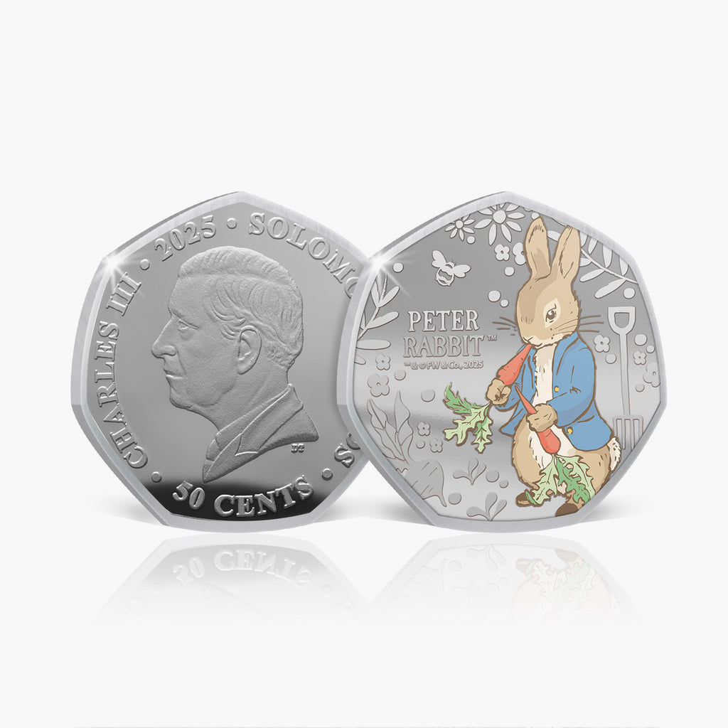 2025 Peter Rabbit 50 Cent Coin Collection | Start Today & Save 75%