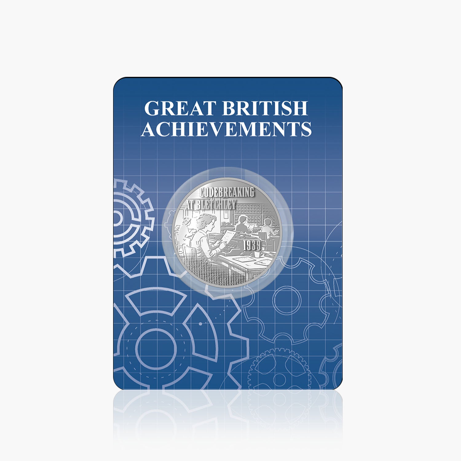 Great British Achievements Codebreaking at Bletchley Silver Plated BU Commemorative