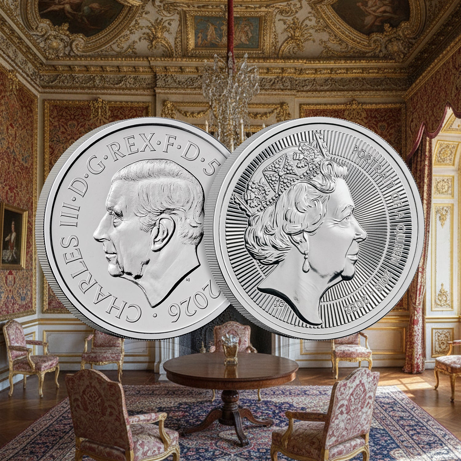 Queen Elizabeth II The Fifth Effigy 2026 UK £5 Brilliant Uncirculated Coin