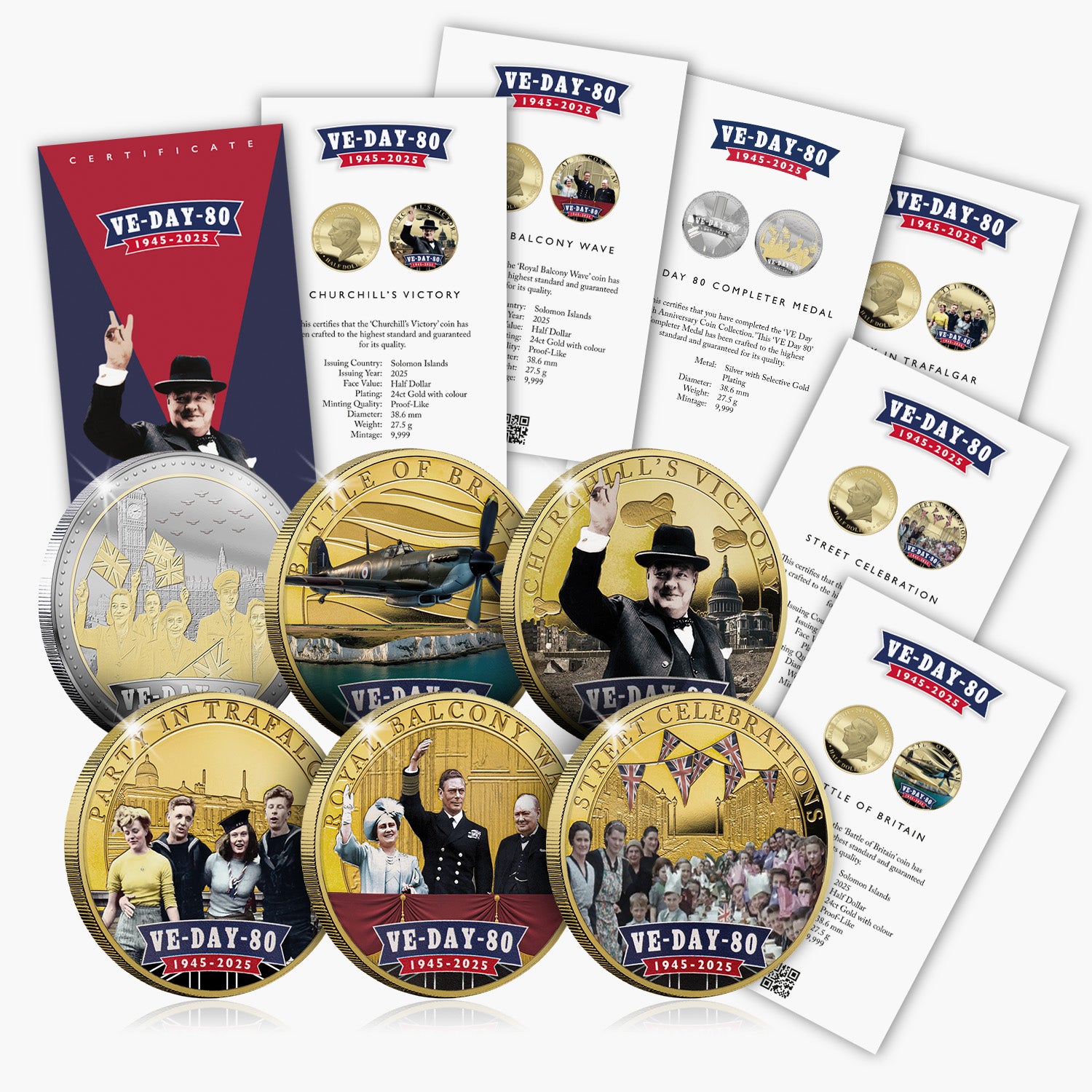 VE Day 80th Anniversary 2025 Coin Collection