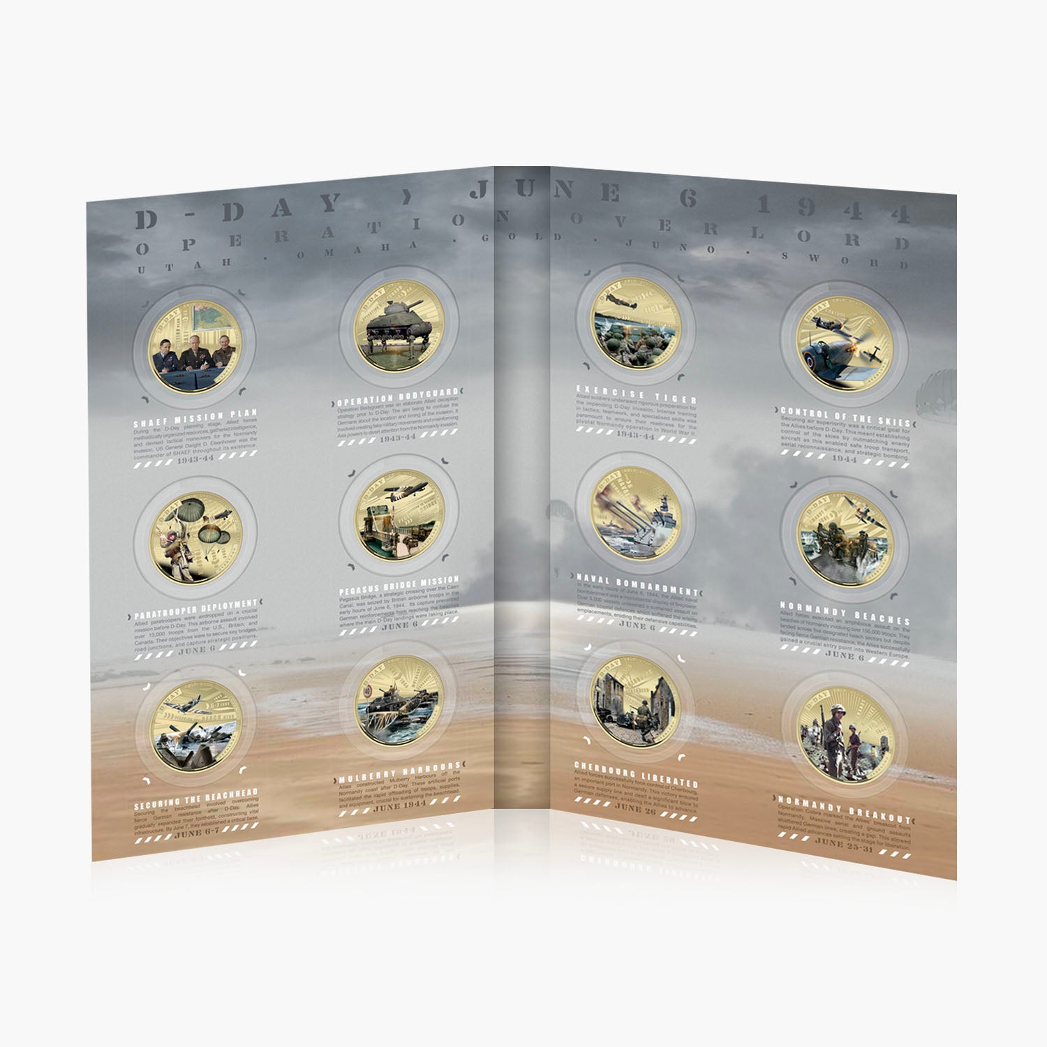 D-Day 80th Anniversary 2024 Coin Complete Collection