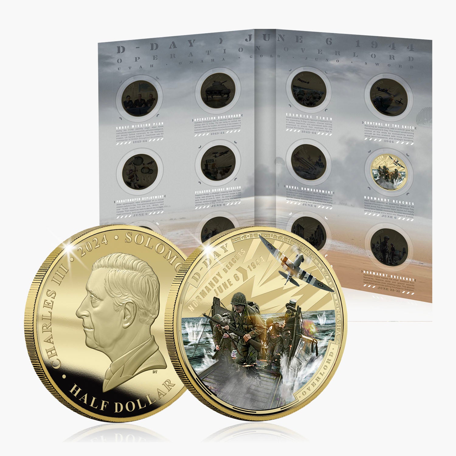 D-Day 80th Anniversary 2024 Coin Collection