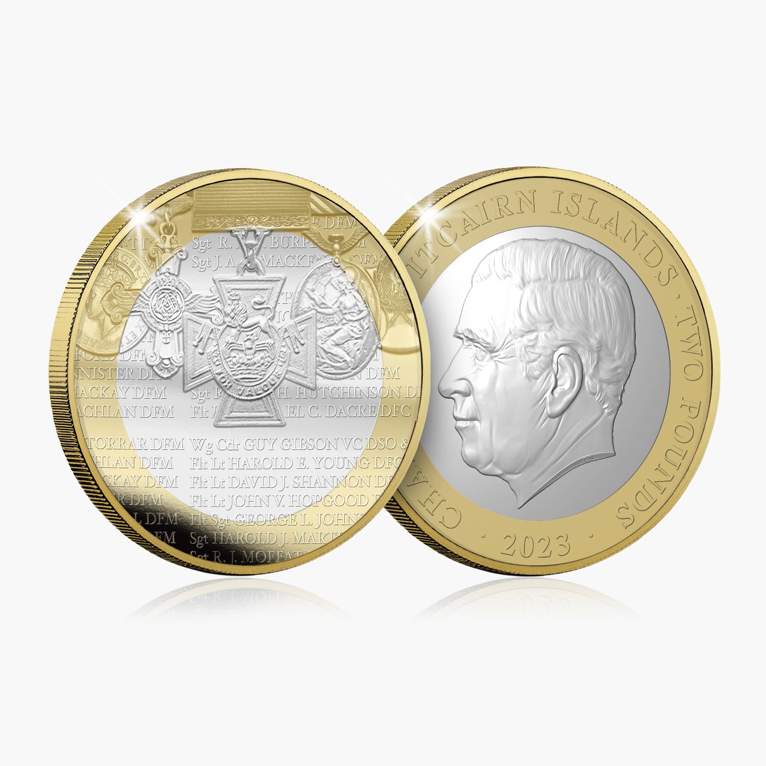 ダムバスターズ 80th - 名誉ロール £2 ブリリアント未流通コイン 2023