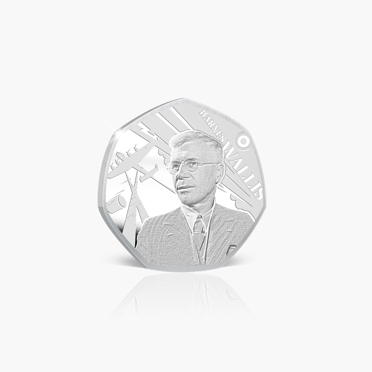 Dambusters 80th - Barnes Wallis 50p Brilliant Uncirculated Coin 2023