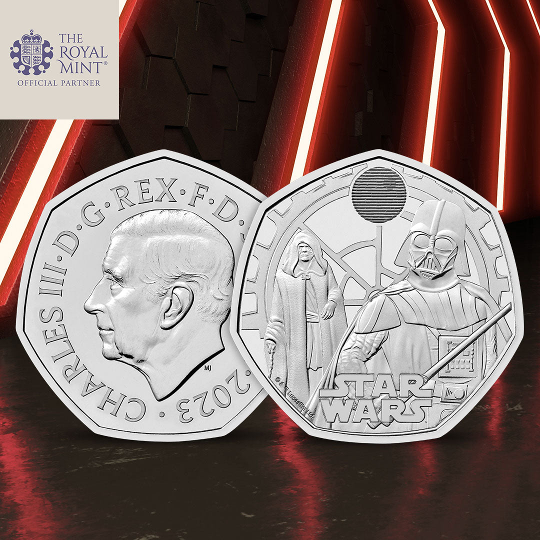 Star Wars UK 50p Complete Coin Set