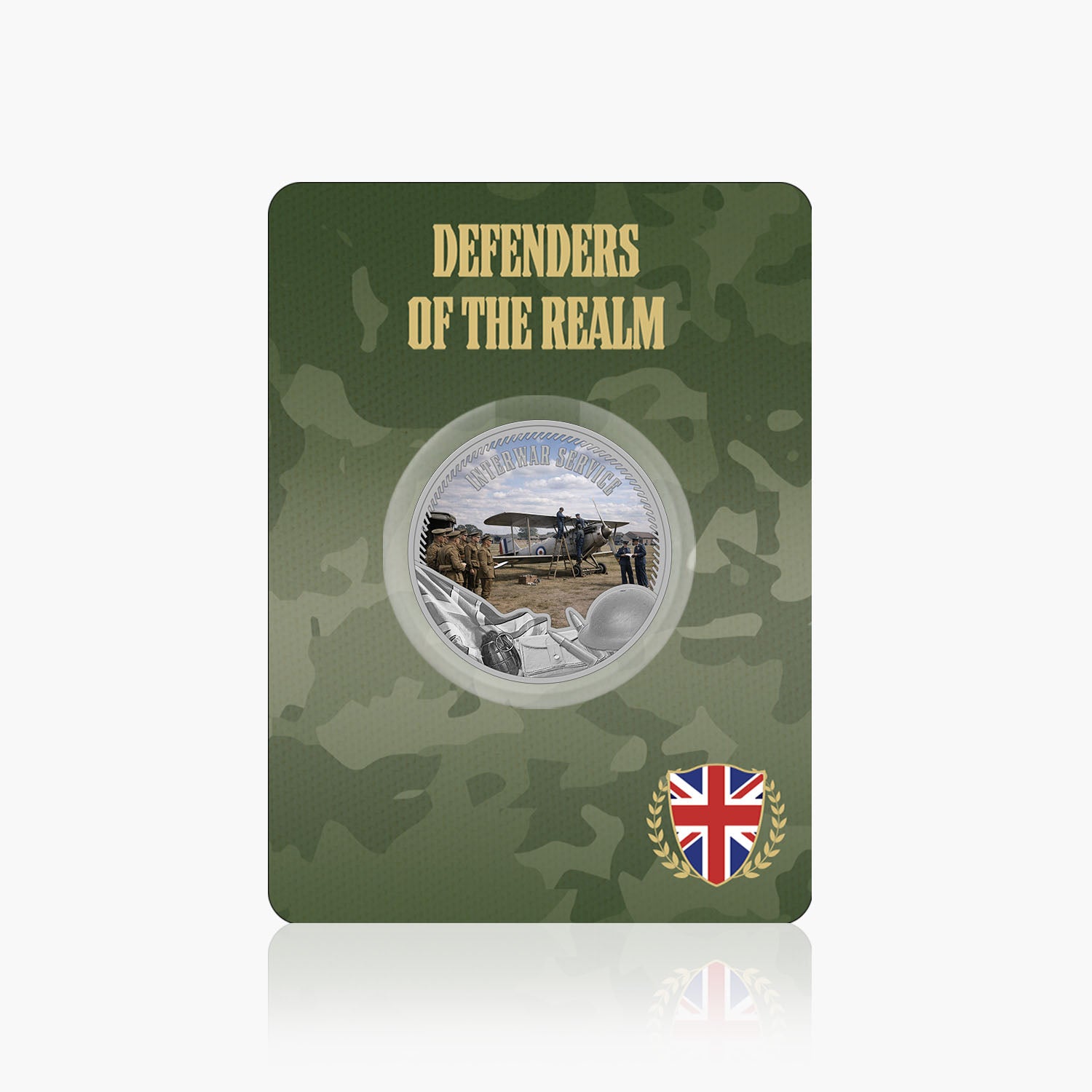 Defenders of the Realm Interwar Service Silver Plated BU Commemorative