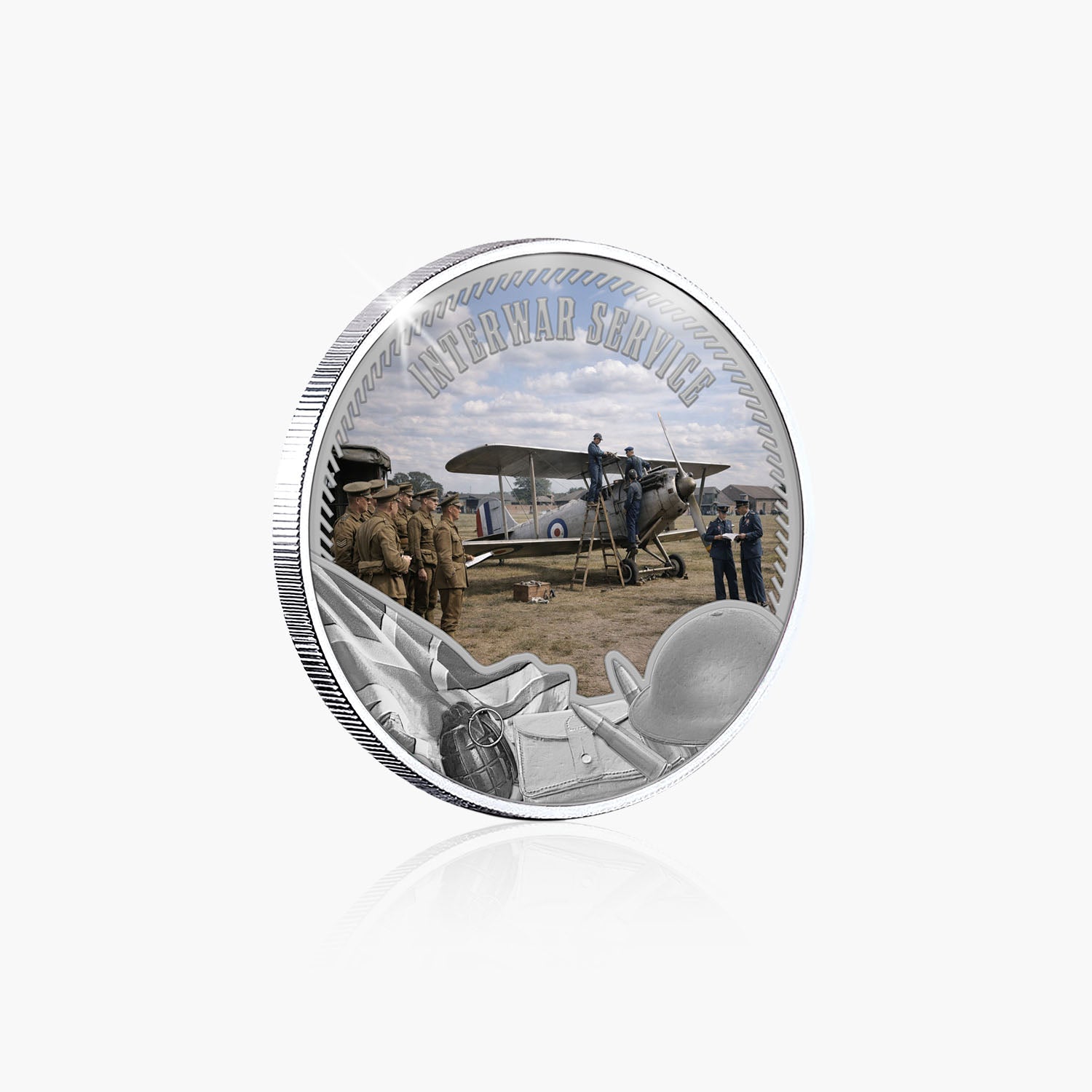 Defenders of the Realm Interwar Service Silver Plated BU Commemorative
