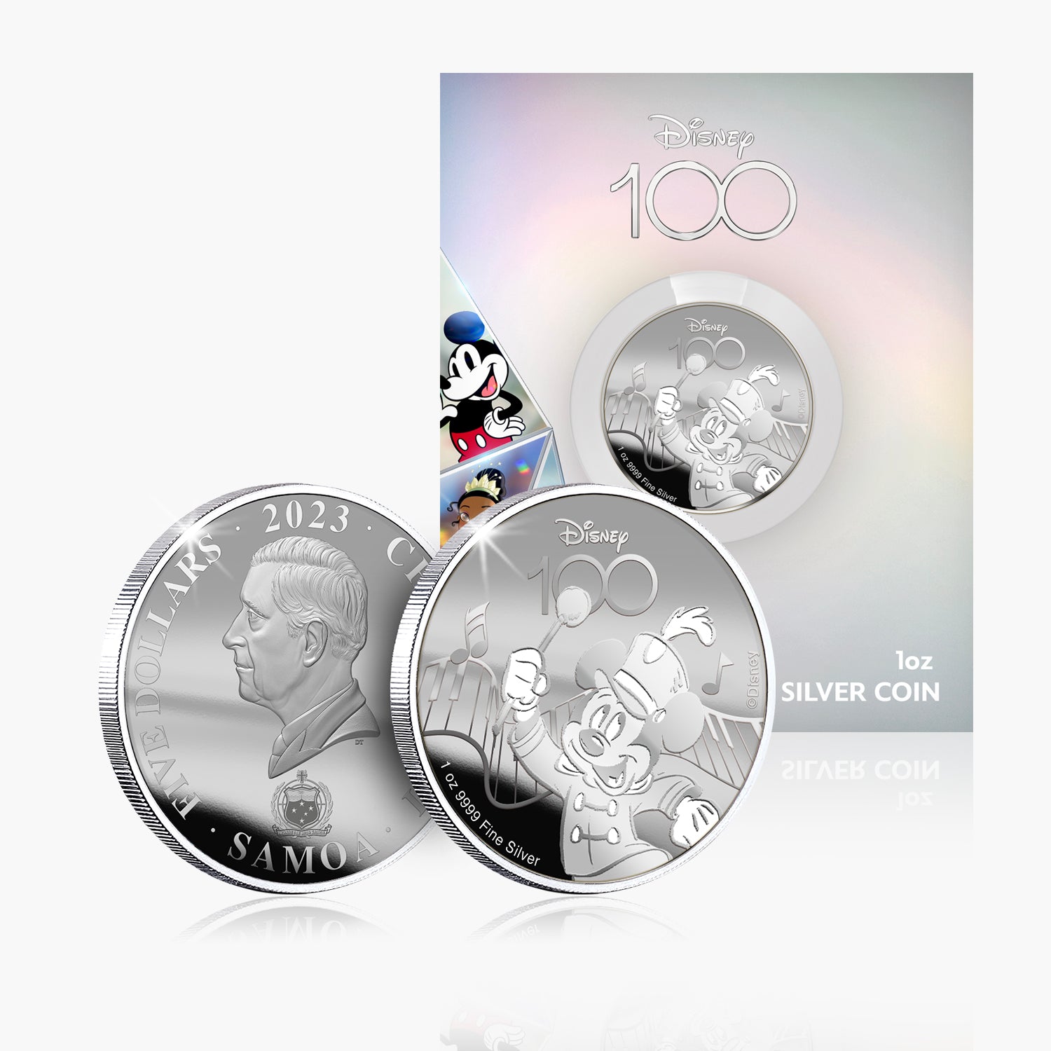Disney 100th Anniversary 1oz Solid Silver 2023 Coin