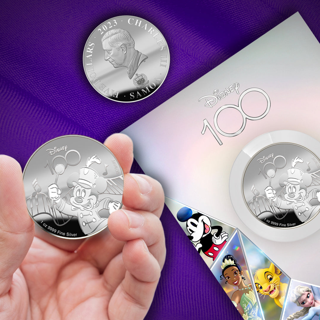Disney 100th Anniversary 1oz Solid Silver 2023 Coin