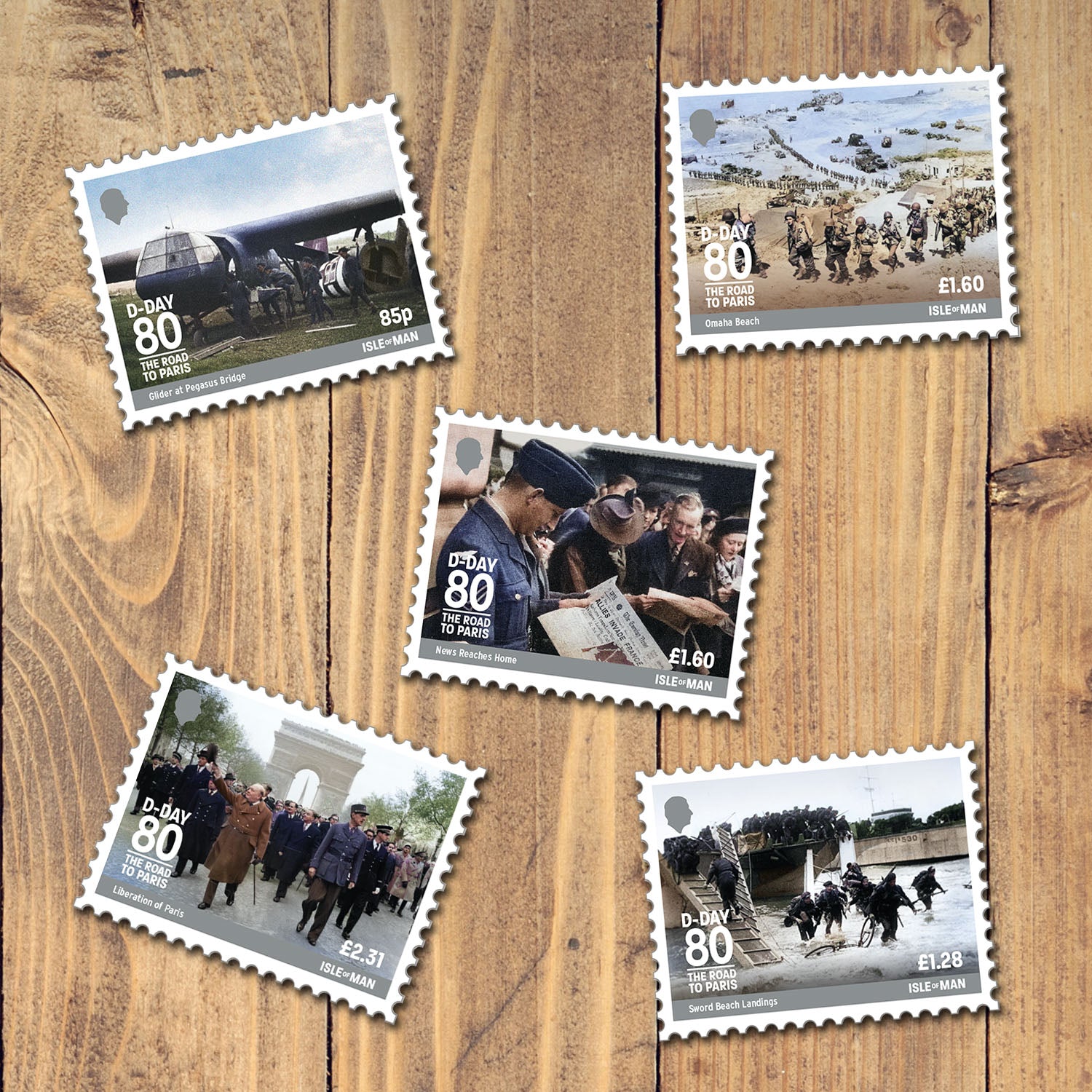 D-Day 80th Anniversary 2024 Stamp Issue Set