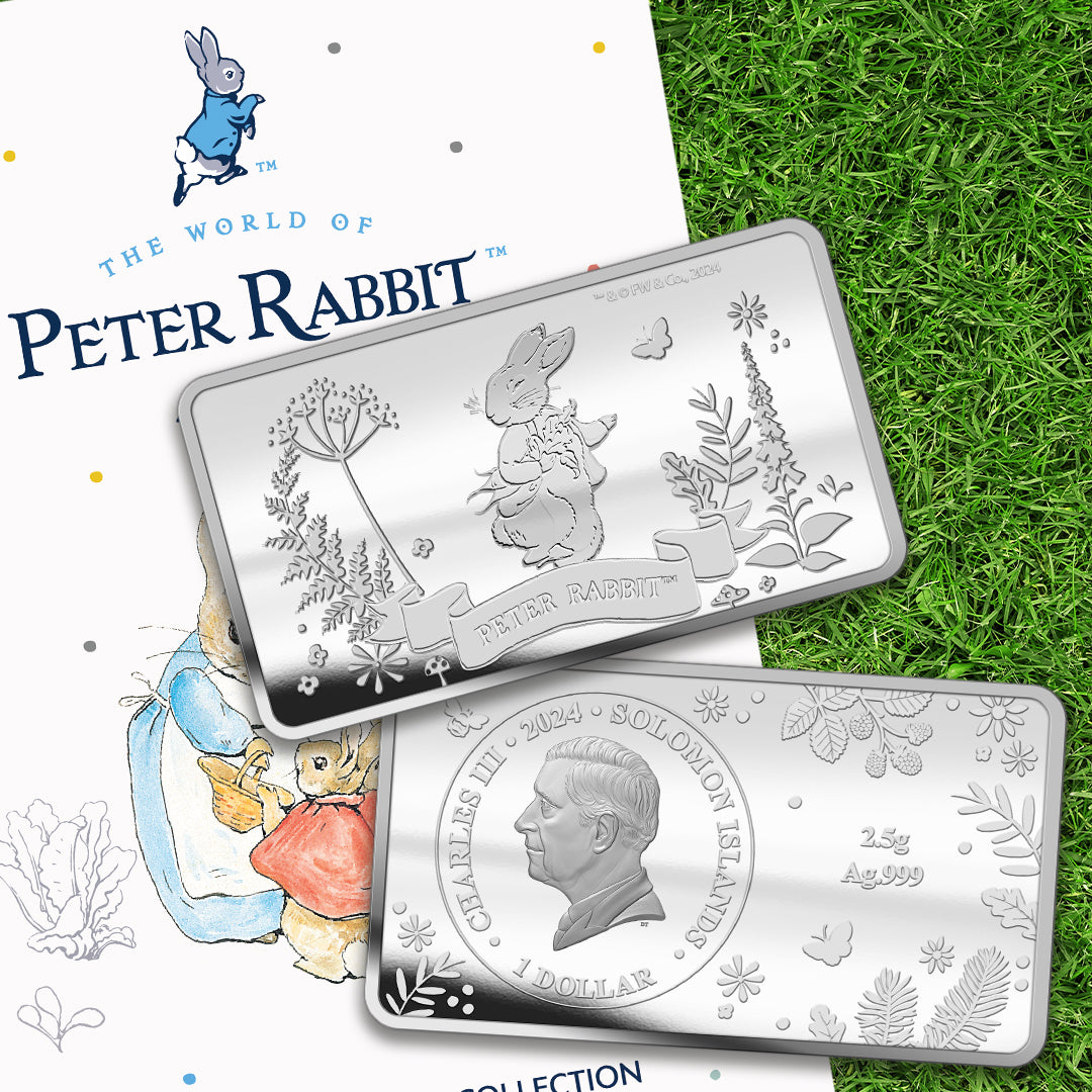 The World of Peter Rabbit Solid Silver Coin Bar Collection Subscriptio