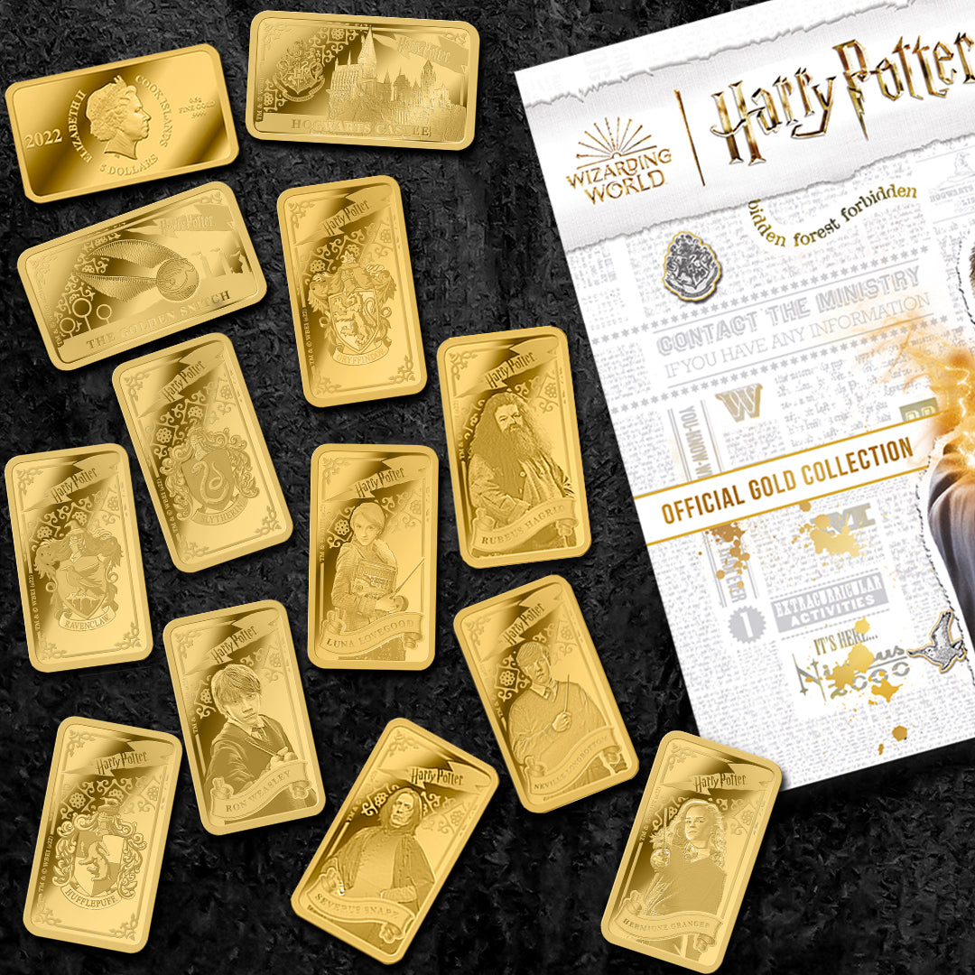 La collection officielle de pièces en or massif Harry Potter