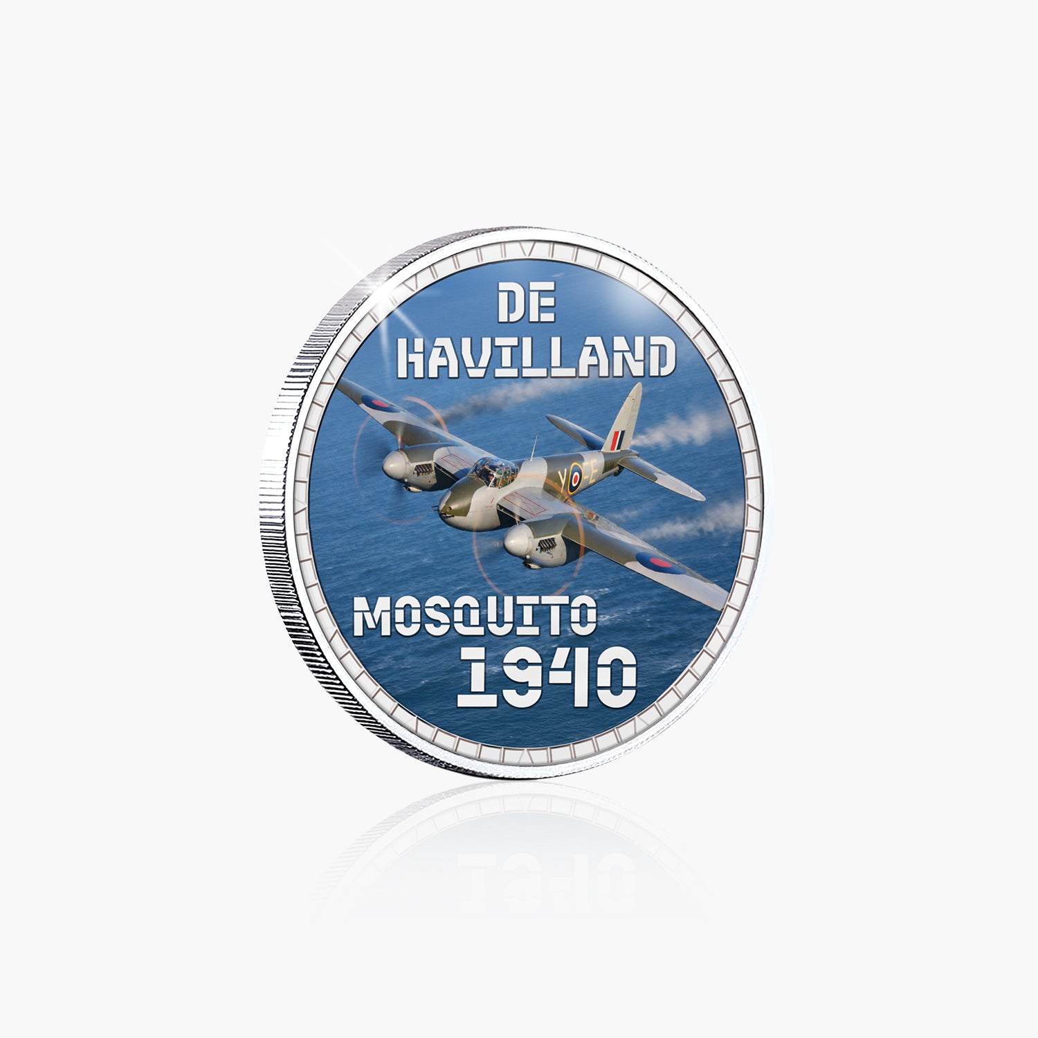 Wings of Britain De Havilland Mosquito Silver Plated BU Commemorative