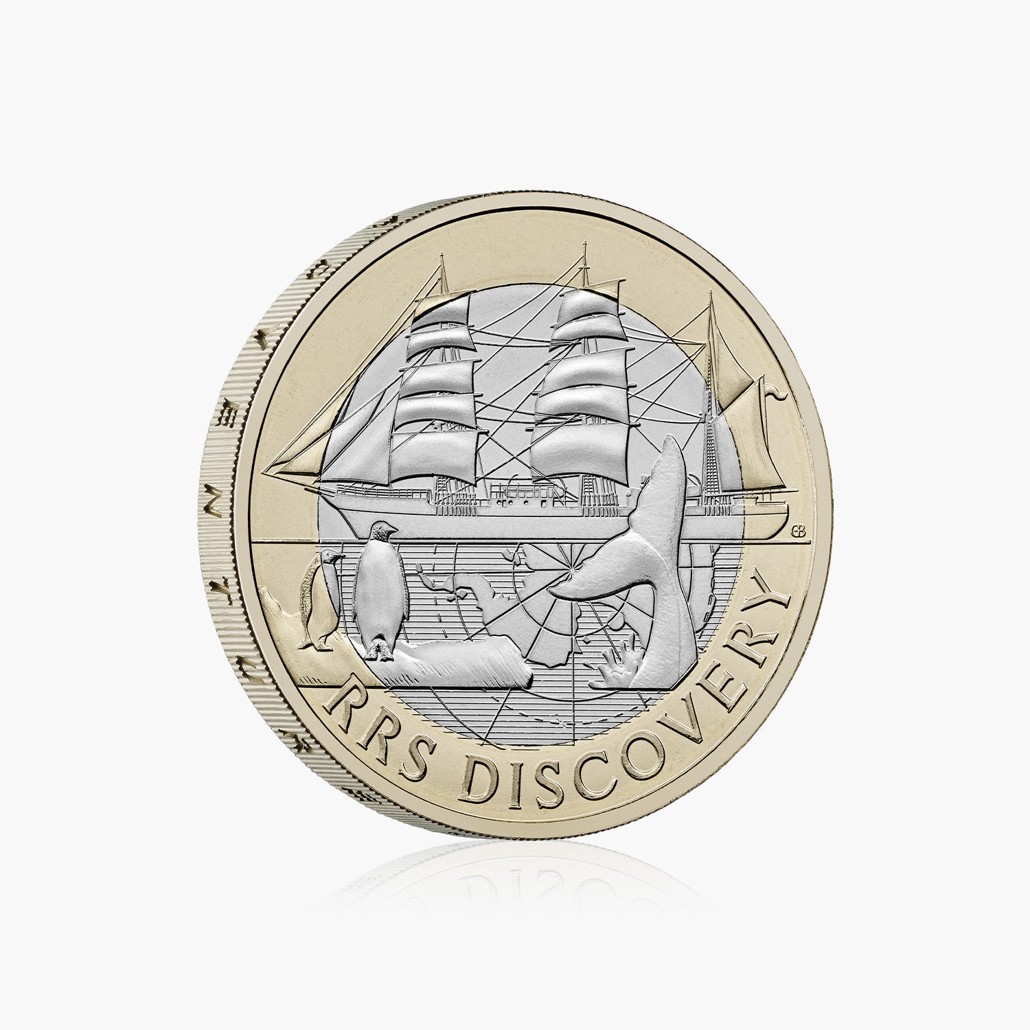 RRS Discovery 2025 UK £2 Brilliant Uncirculated Coin