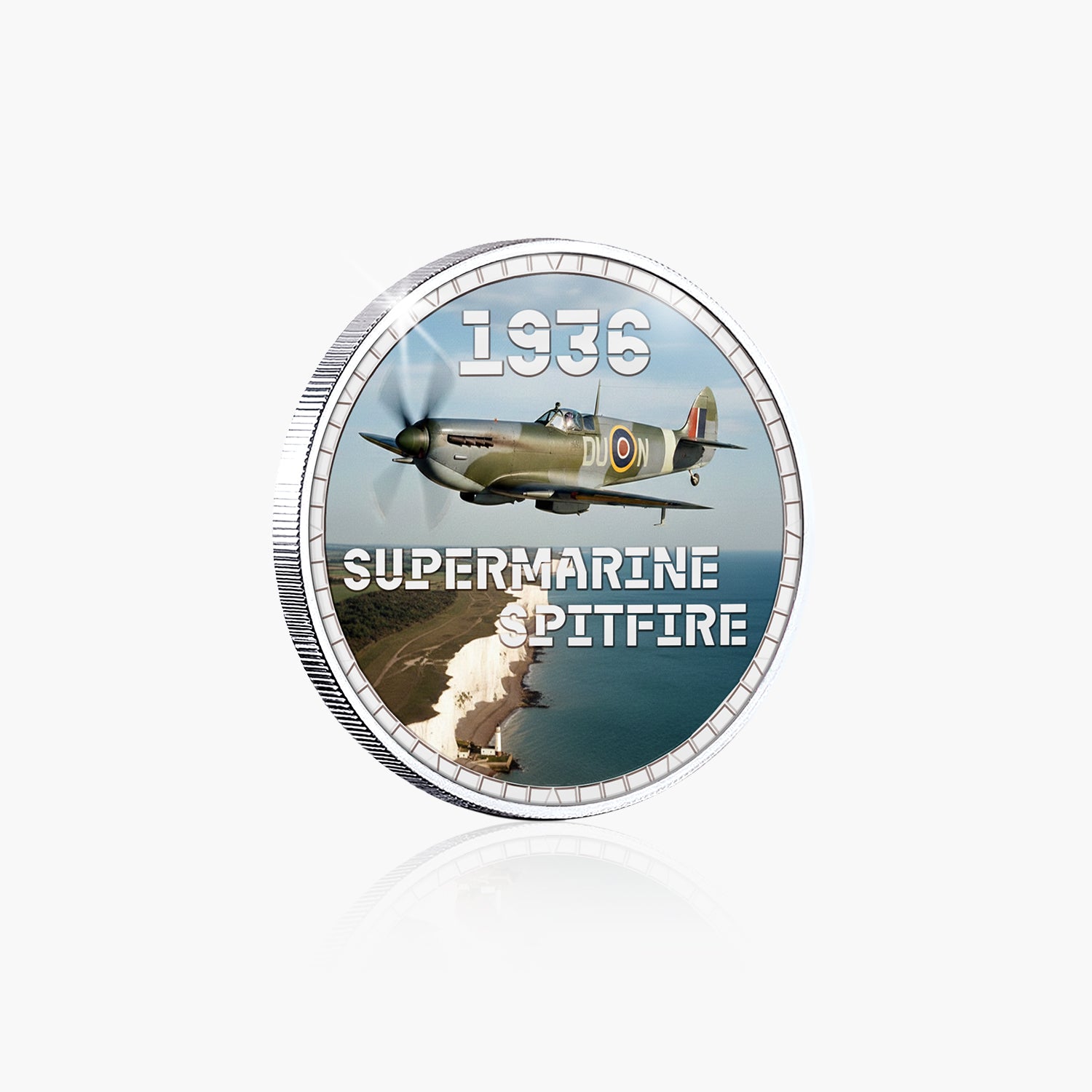 Wings of Britain Supermarine Spitfire Silver Plated BU Commemorative