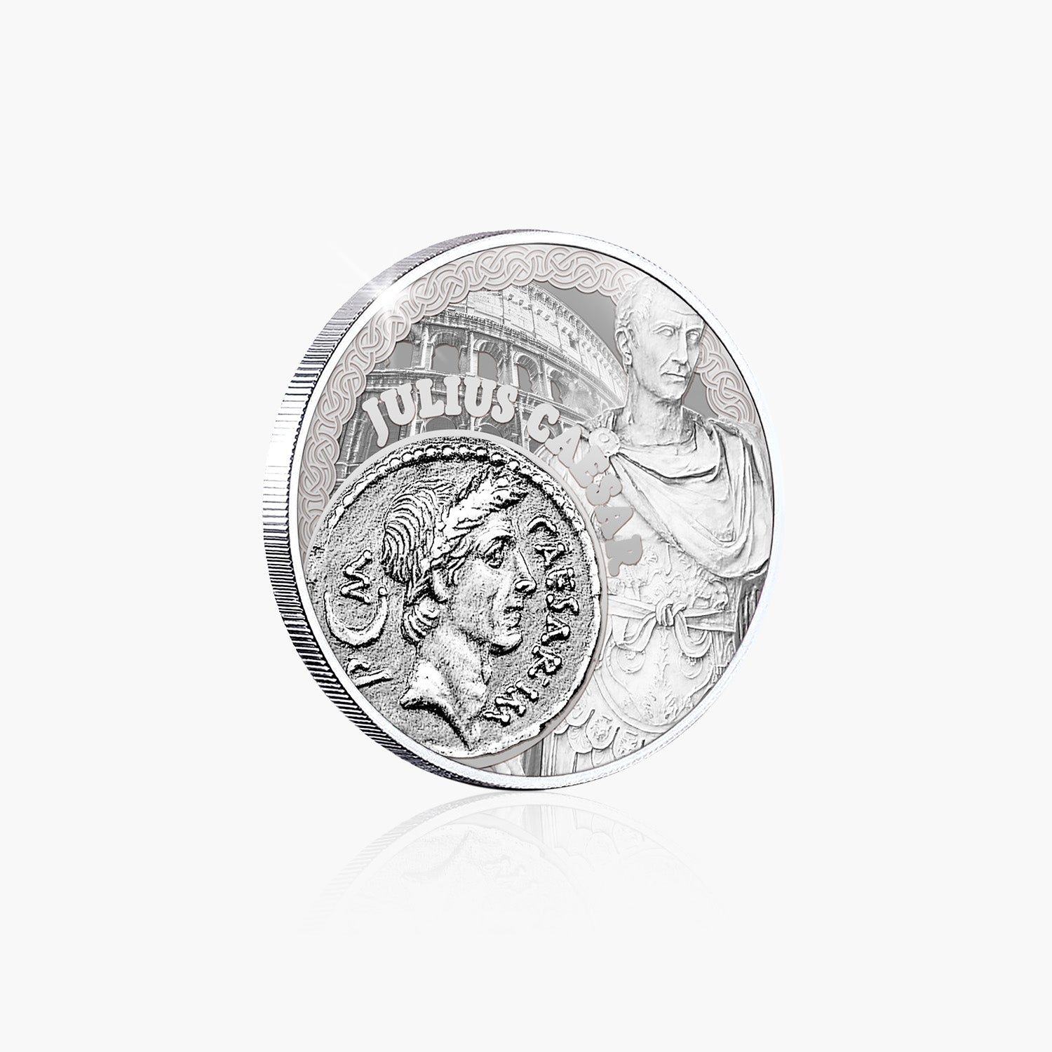 2025 Roman Empire Julius Caesar Silver Plated BU Coin