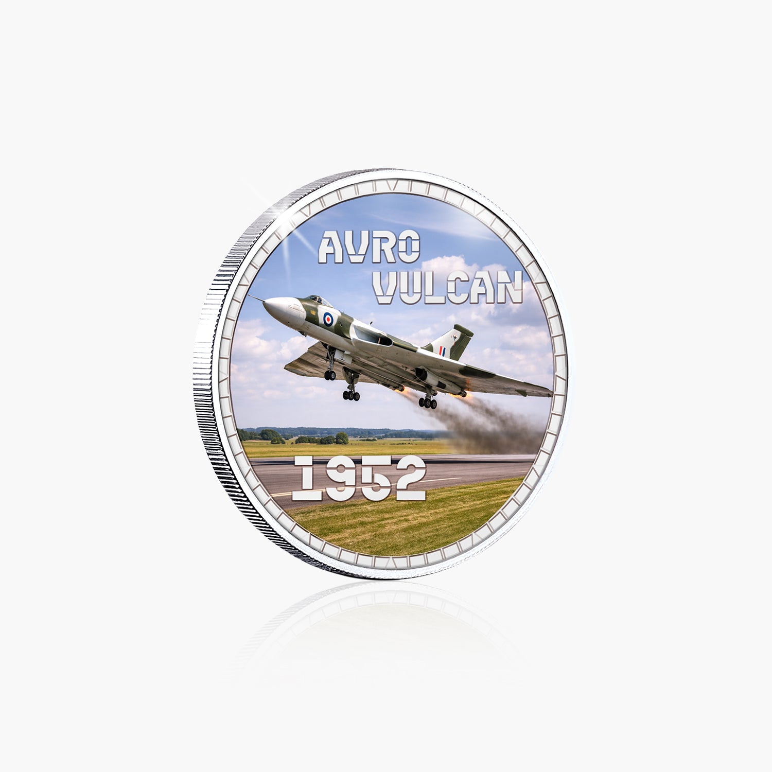 Wings of Britain Avro Vulcan Silver Plated BU Commemorative
