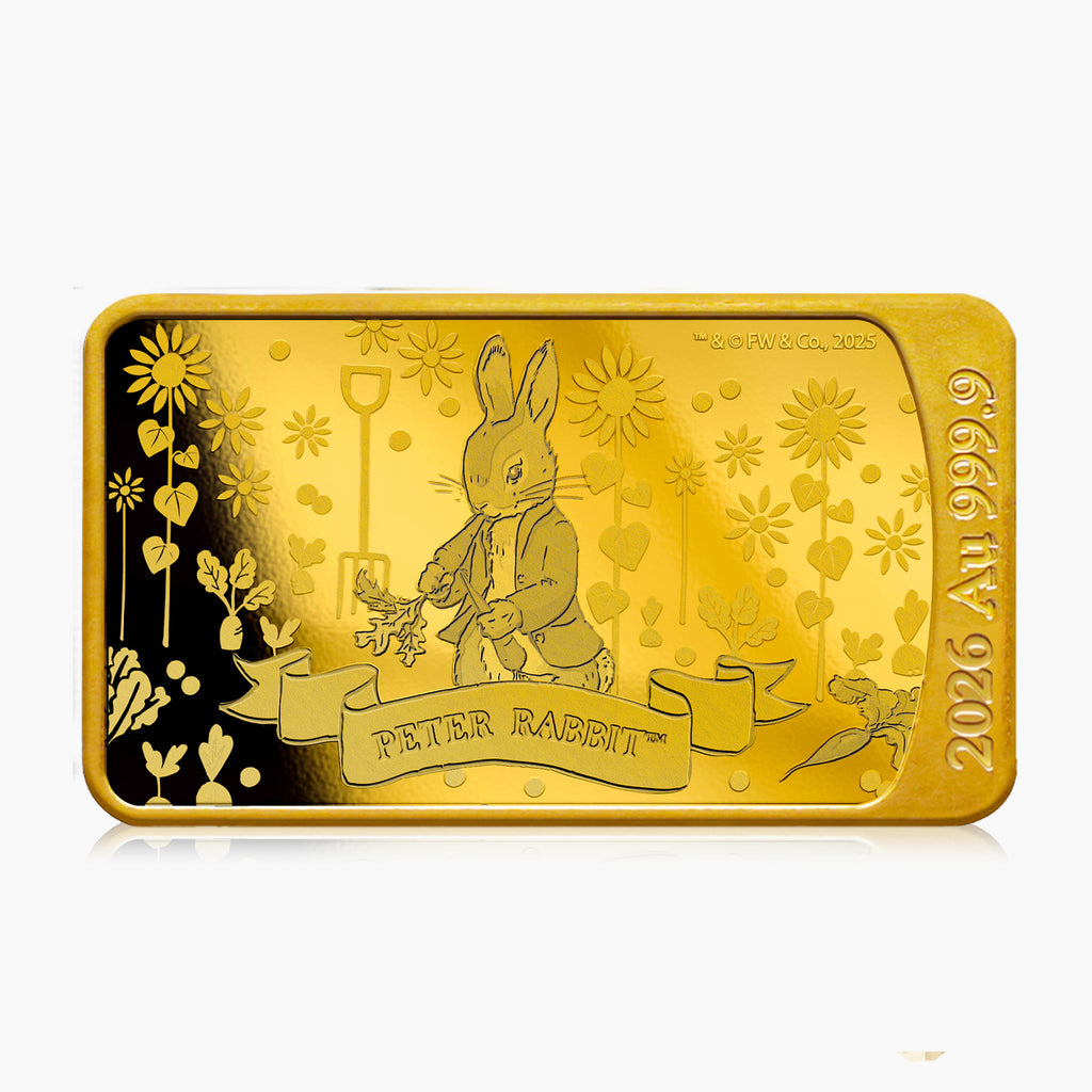 Peter Rabbit 2026 Beatrix Potter's Peter Rabbit 2026 Gold Bar Collection | The Koin Club