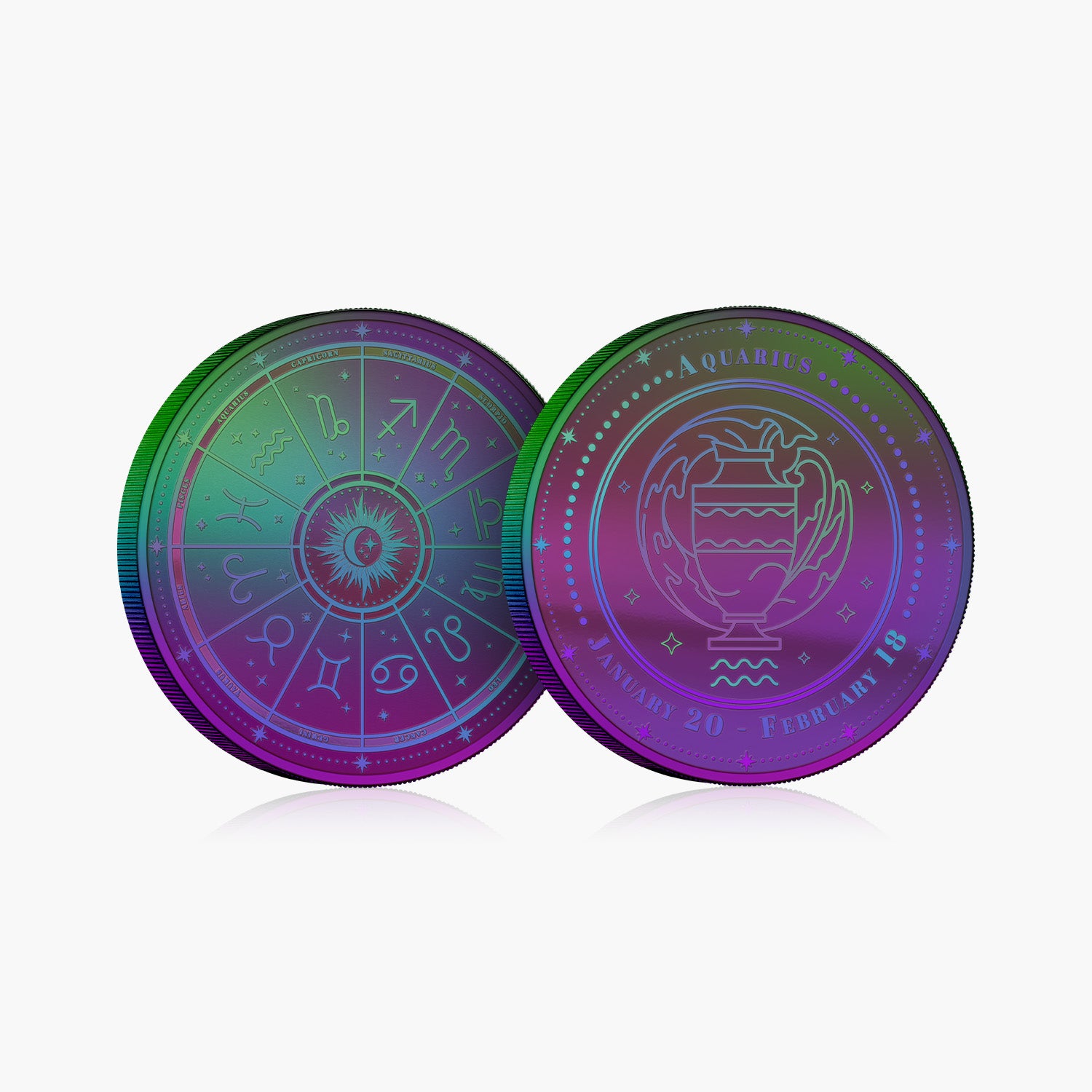The Zodiac Collection 2026 Aquarius 50mm Commemorative