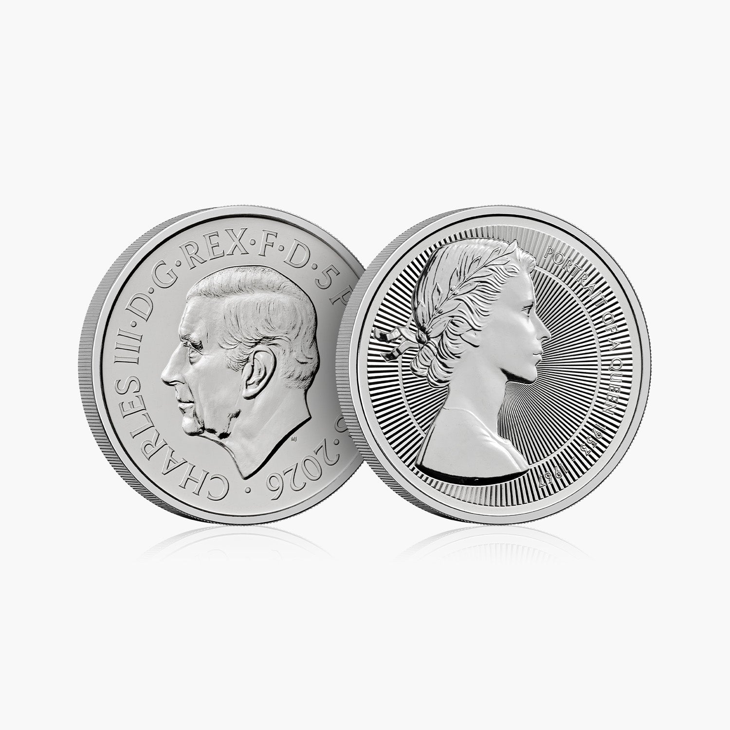 Queen Elizabeth II The First Effigy 2026 UK £5 Brilliant Uncirculated Coin