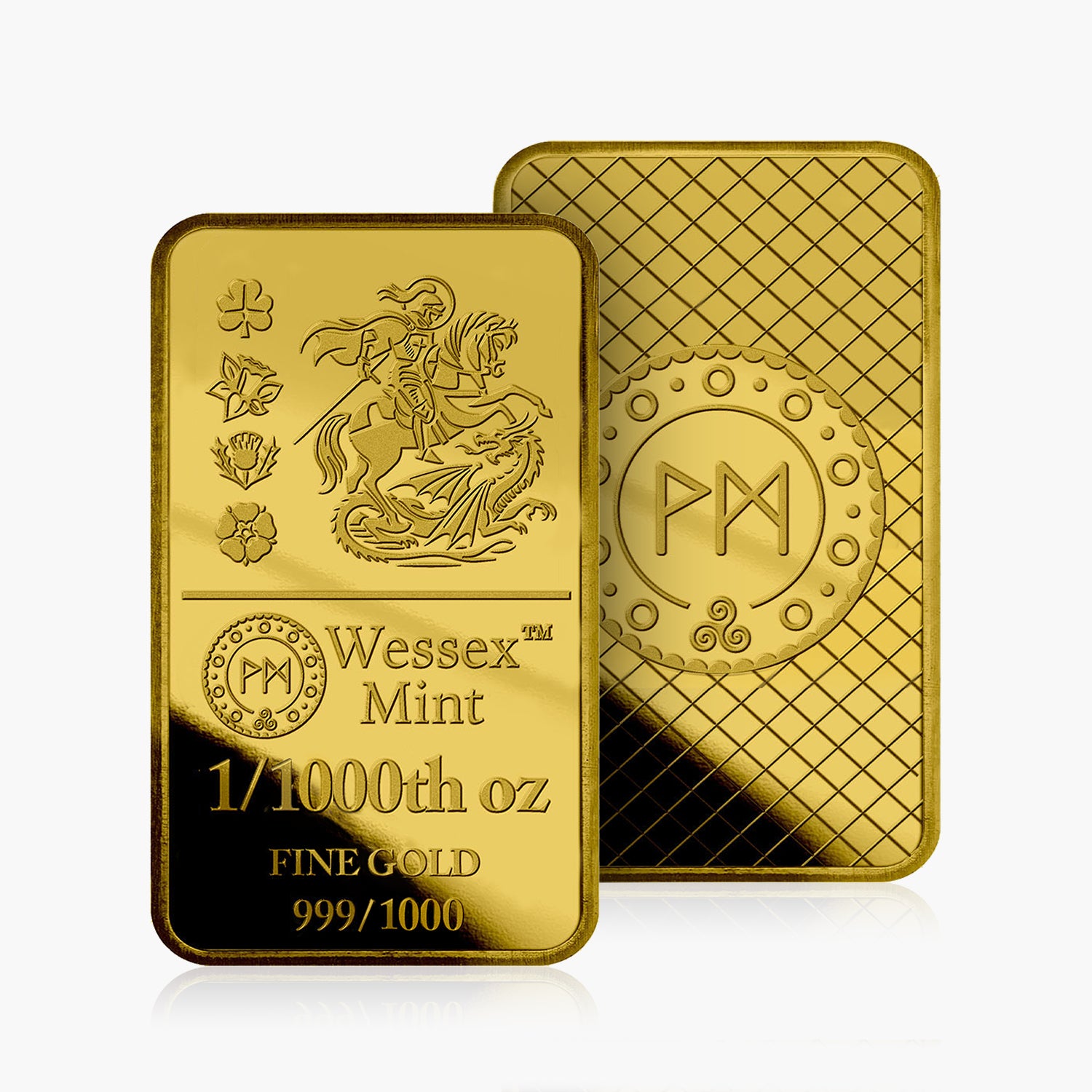 Wessex Mint 1/1000th oz Solid Gold Bar Collection