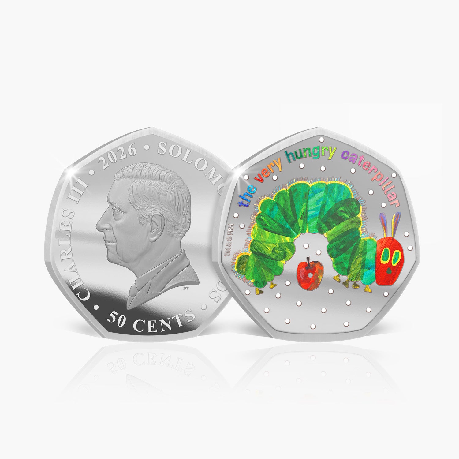 The Very Hungry Caterpillar™ 2026 Silver Plated BU Coin