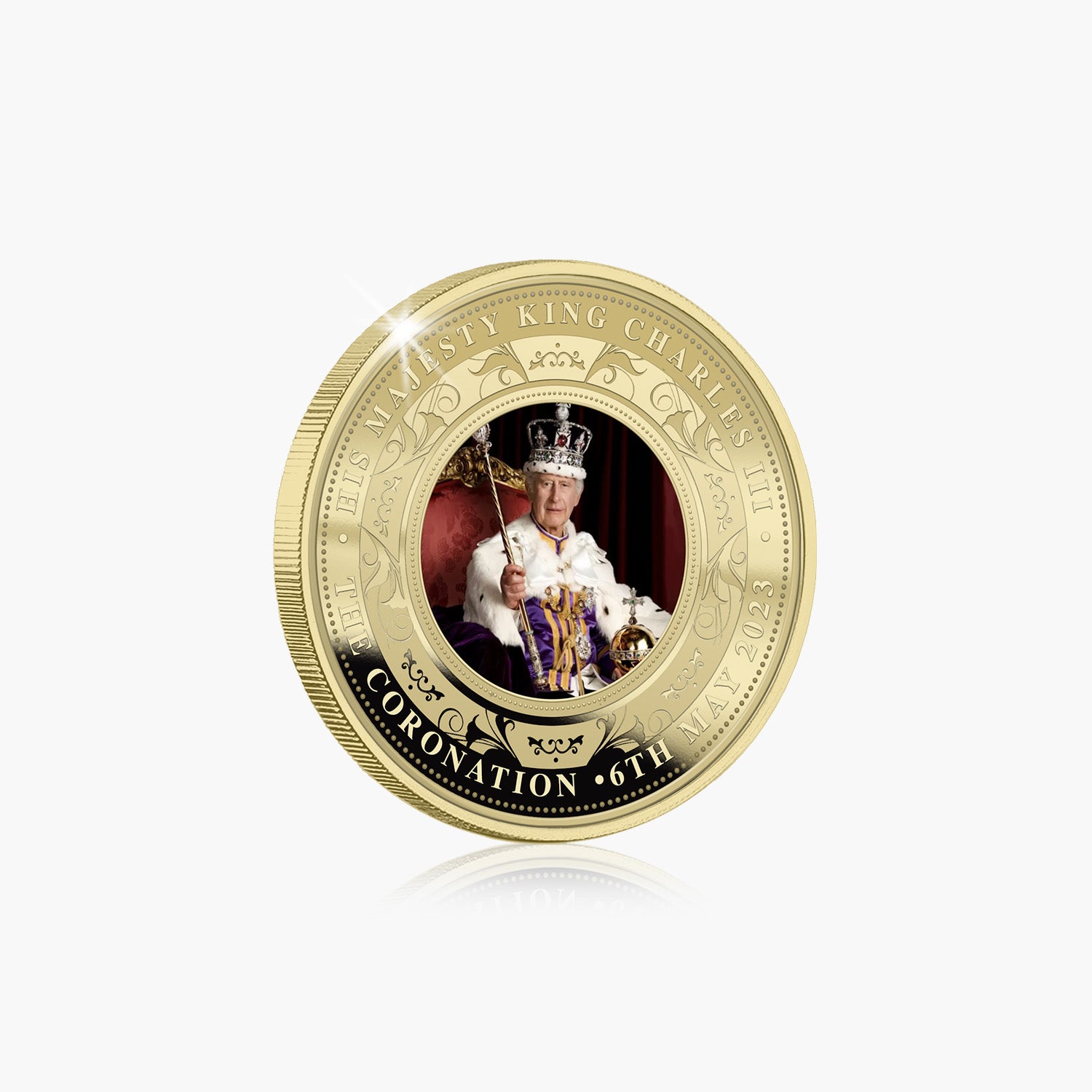 チャールズ 3 世国王陛下の公式戴冠式肖像画プレミア エディション