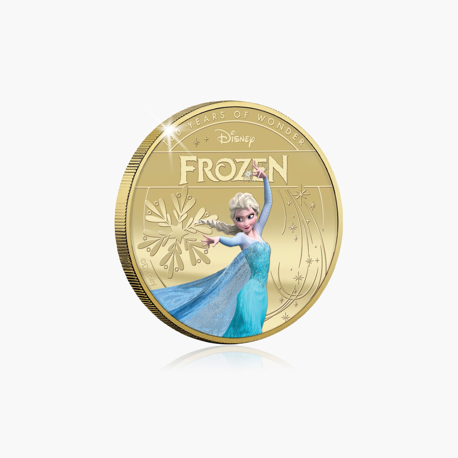 D100 Disney Frozen Gold Plated Commemorative